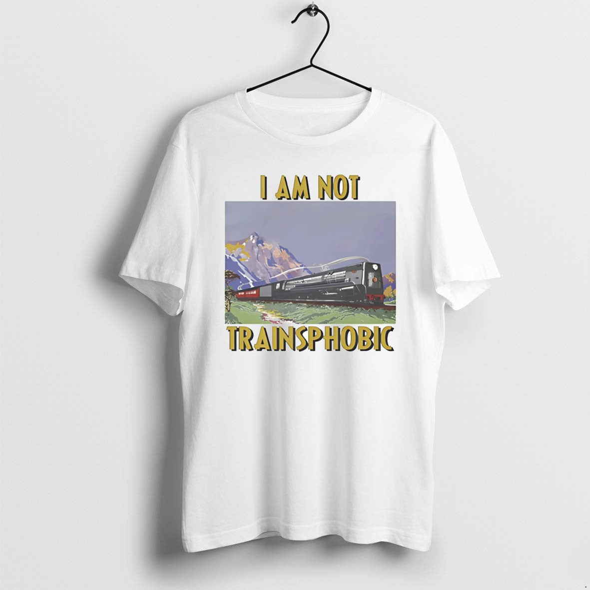 Official Train I Am Not Transphobic T-Shirts, Hoodie, Sweatshirt | PopFlextees.com