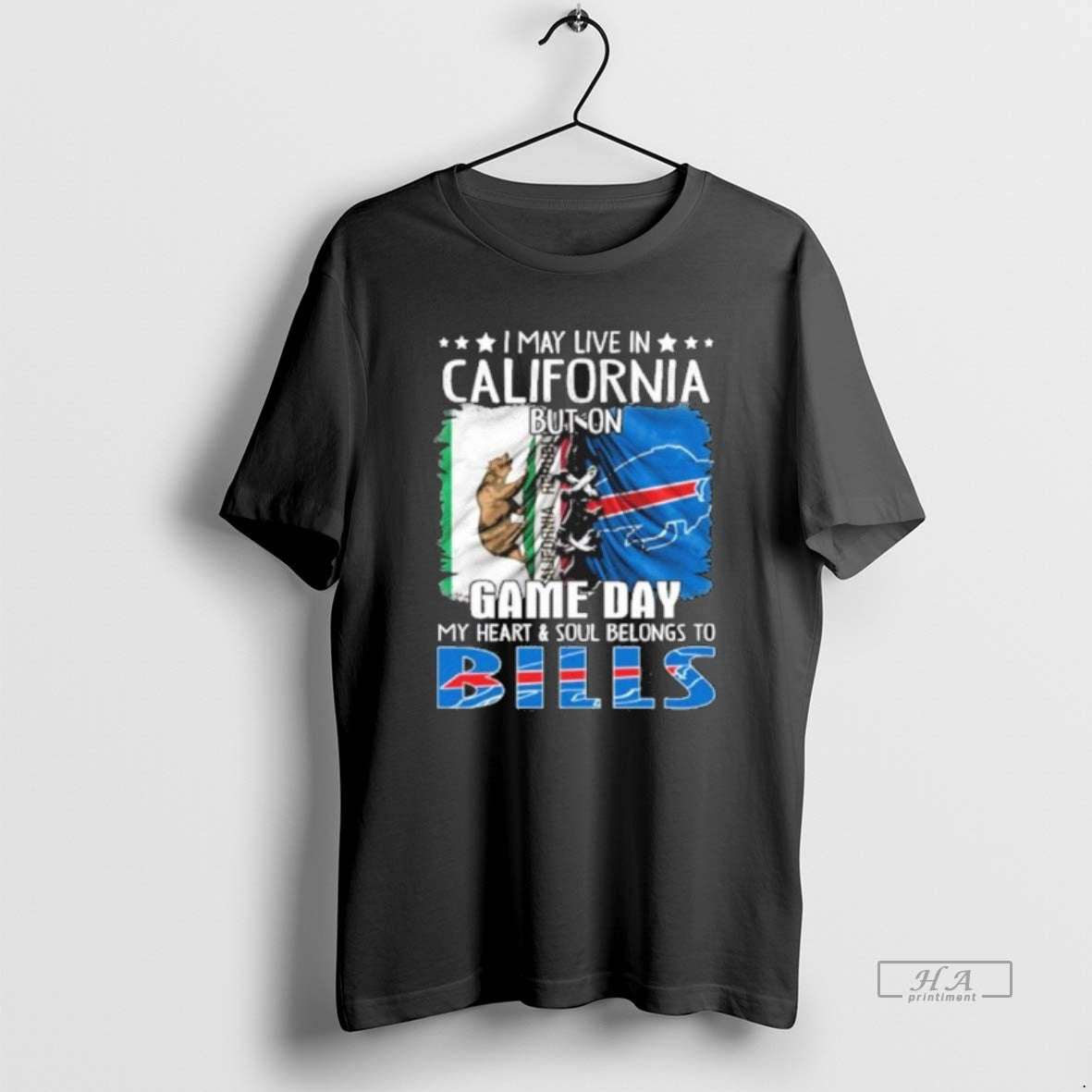 Official Trending Shirt I May Live In California But On Gameday My Heart And Soul Hoodie, Sweatshirt | PopFlextees.com