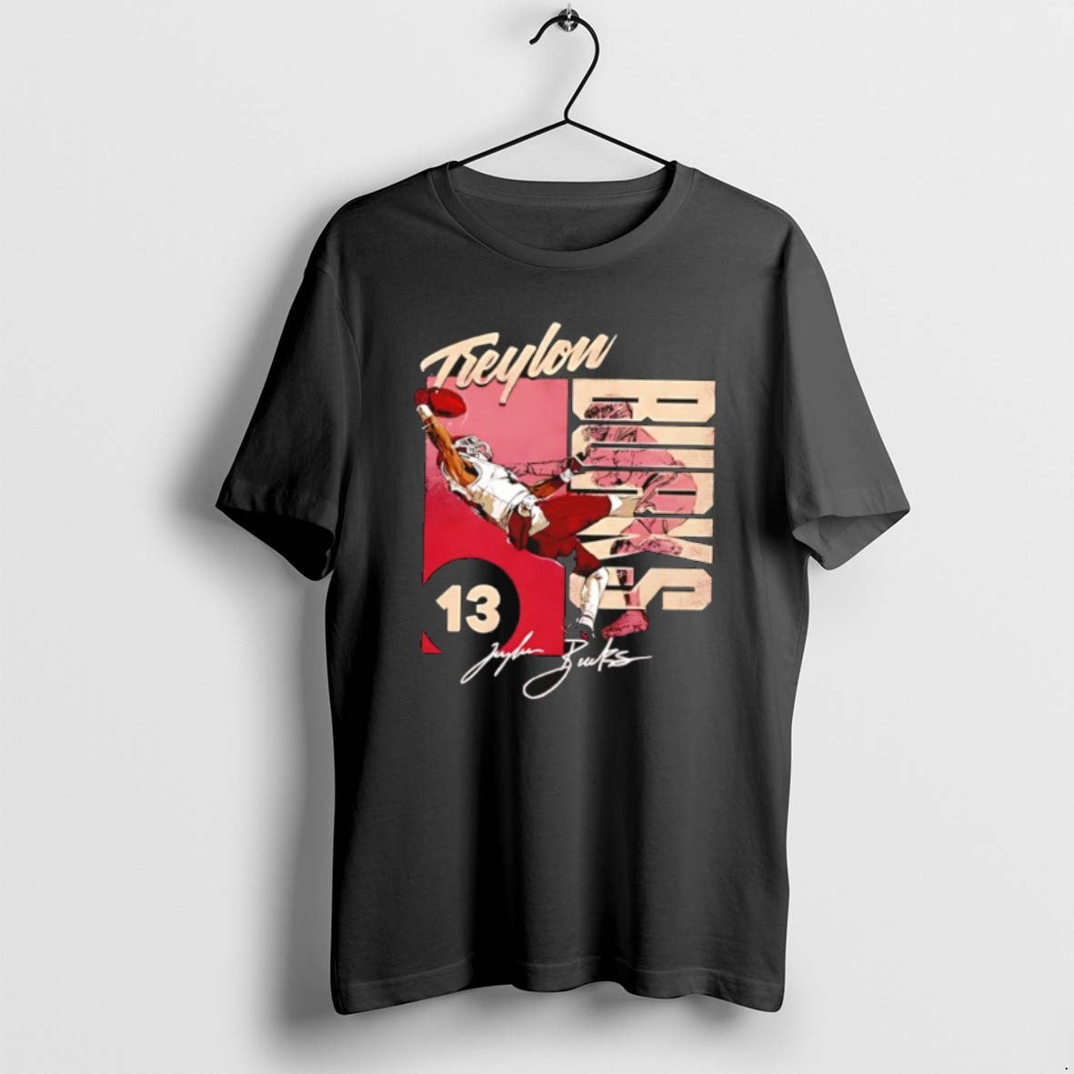 Official Treylon Burks Washington One Handed Catch Signature Retro T-Shirts, Hoodie, Sweatshirt