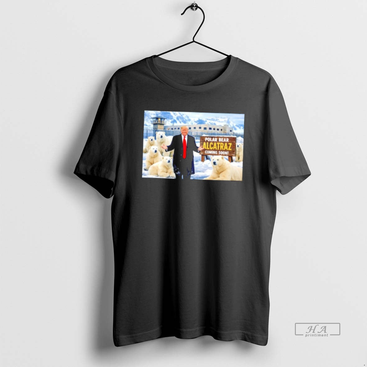 Official Trump Polar Bear Alcatraz Coming Soon Greenland Tee Hoodie, Sweatshirt | PopFlextees.com