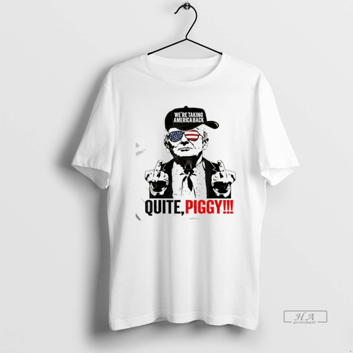 Official Trump Were Taking America Back Quite Piggy T-Shirts, Hoodie, Sweatshirt | PopFlextees.com