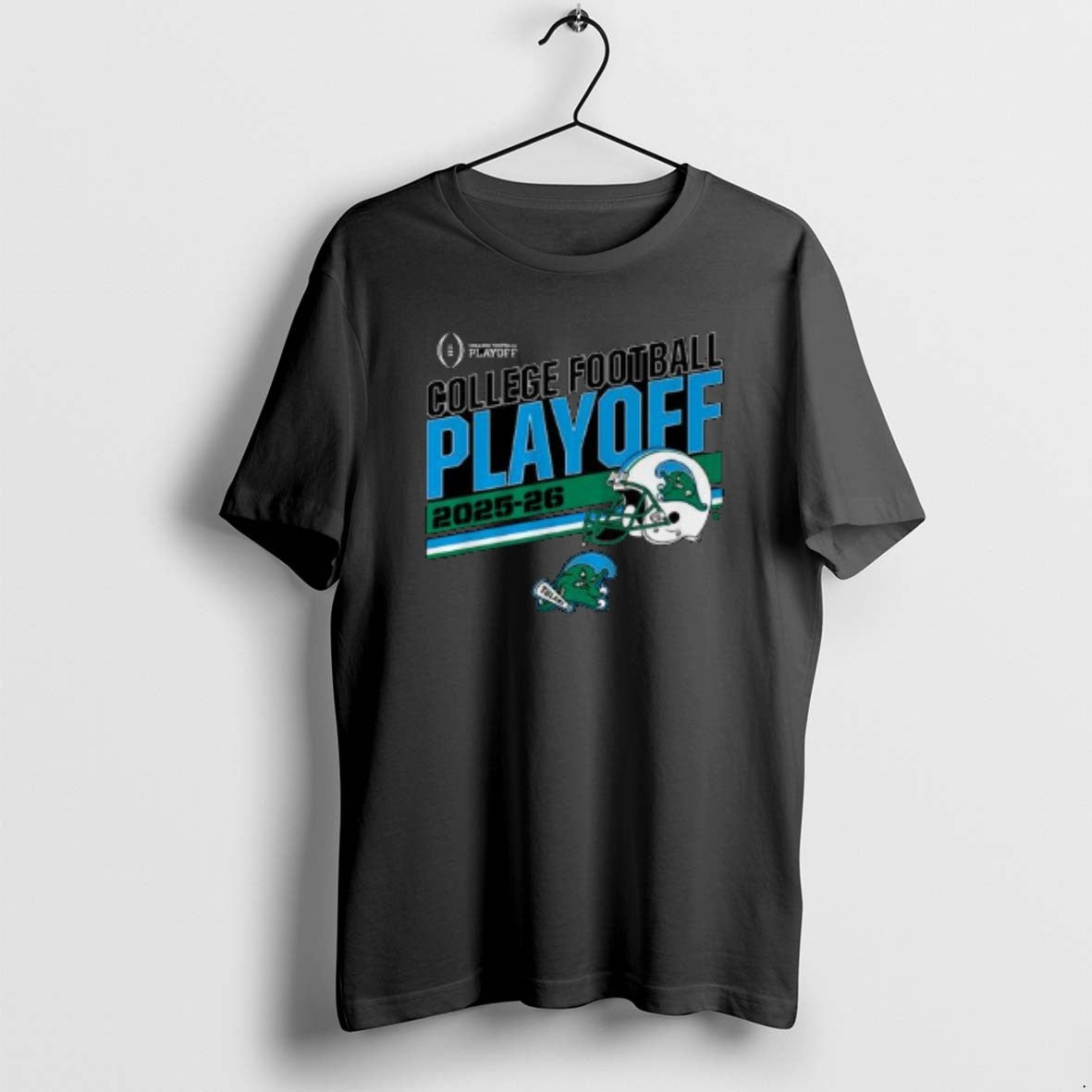 Official Tulane Football 2025 Cfp Stripe Circle Black T-Shirts, Hoodie, Sweatshirt | PopFlextees.com