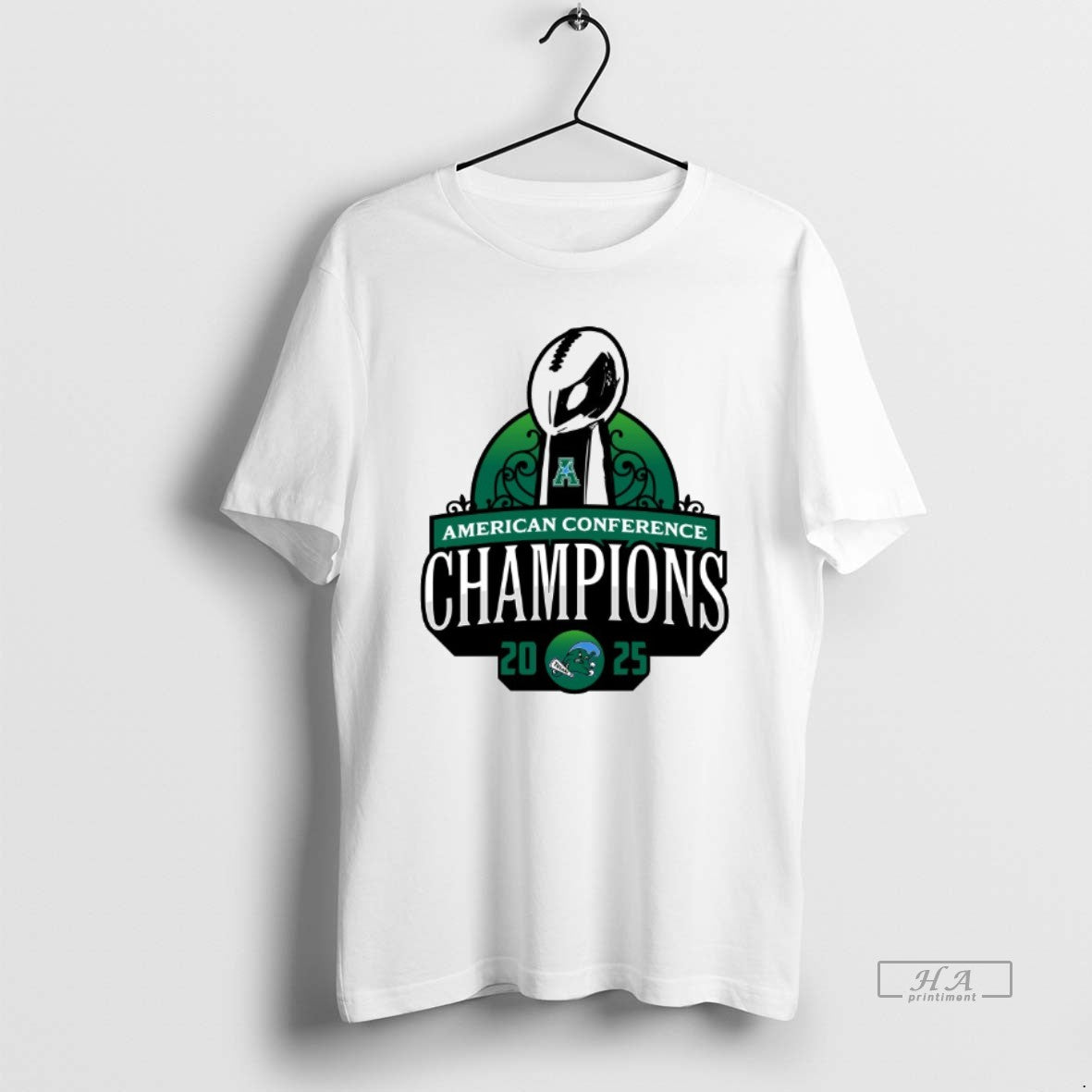 Official Tulane Green Wave 2025 American Conference Champions New Logo T-Shirts, Hoodie, Sweatshirt | PopFlextees.com