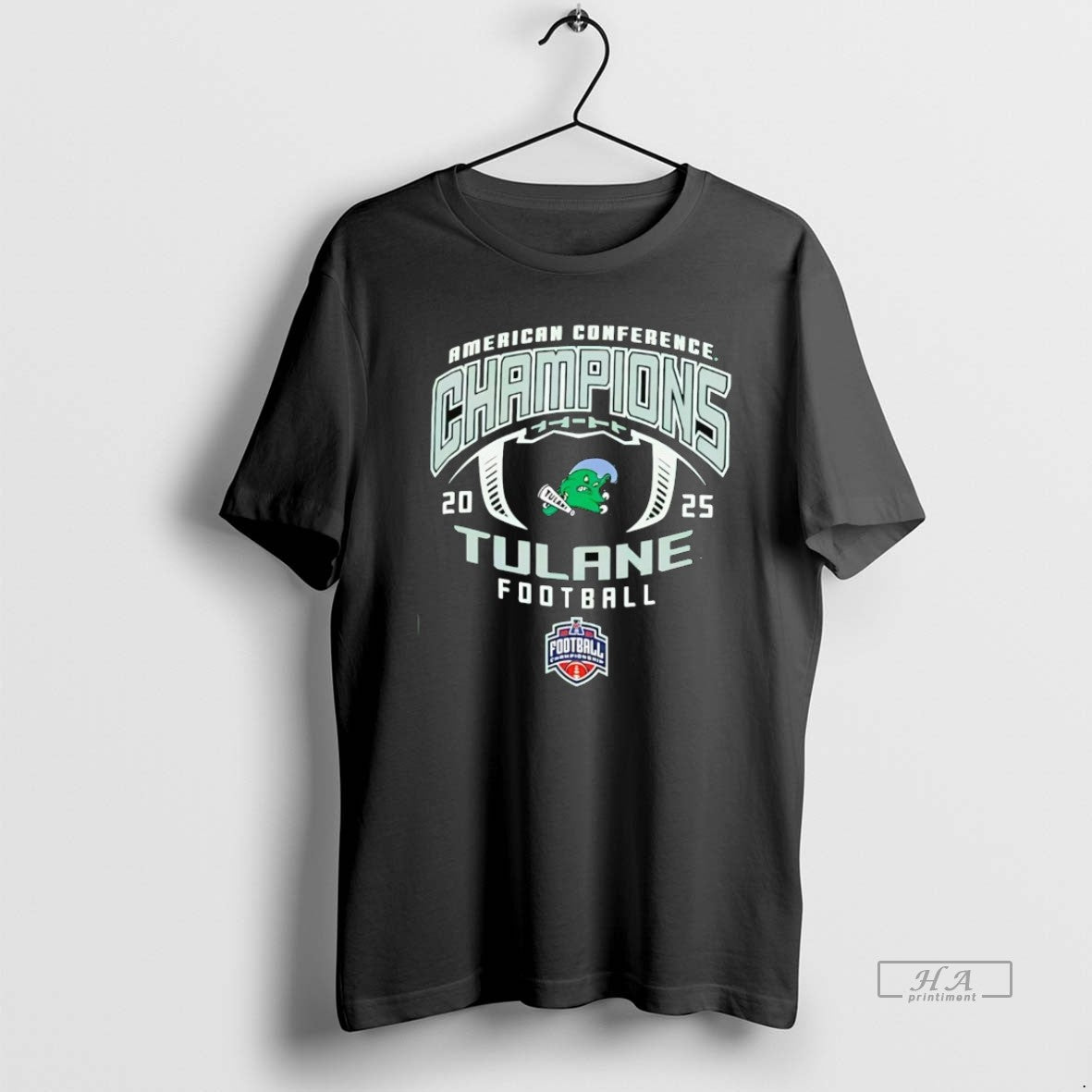 Official Tulane Green Wave American Conference Champions 2025 T-Shirts, Hoodie, Sweatshirt | PopFlextees.com