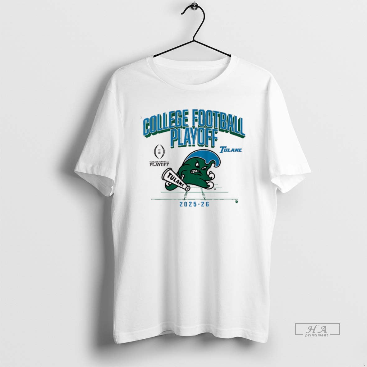 Official Tulane Green Wave Football 2025 26 Cfp Mascot T-Shirts, Hoodie, Sweatshirt | PopFlextees.com