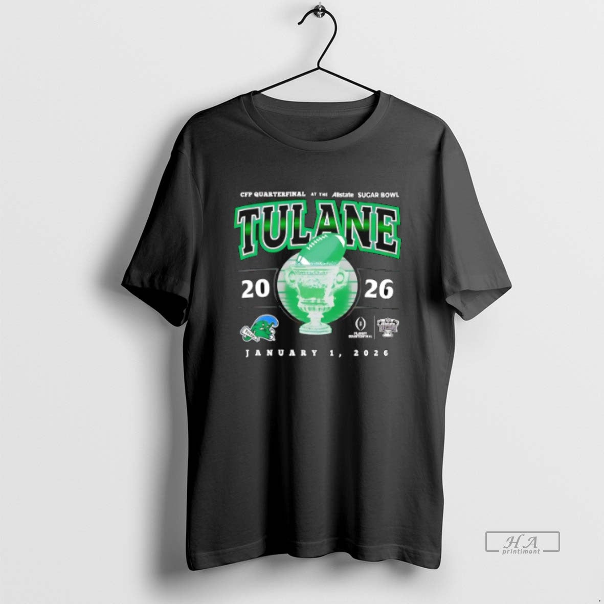 Official Tulane Green Wave Football 2026 Sugar Bowl Classic T-Shirts, Hoodie, Sweatshirt | PopFlextees.com