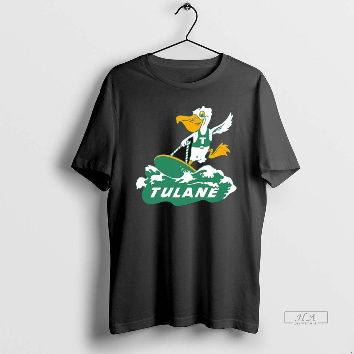 Official Tulane Green Wave Mascot Surfboard Logo T-Shirts, Hoodie, Sweatshirt | PopFlextees.com