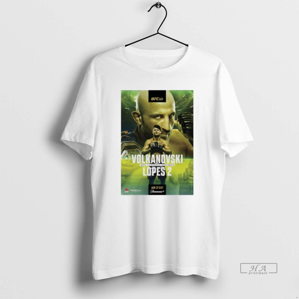 Official Ufc 325 Volkanovski Vs Lopes 2 Autographed Event T-Shirts, Hoodie, Sweatshirt | PopFlextees.com