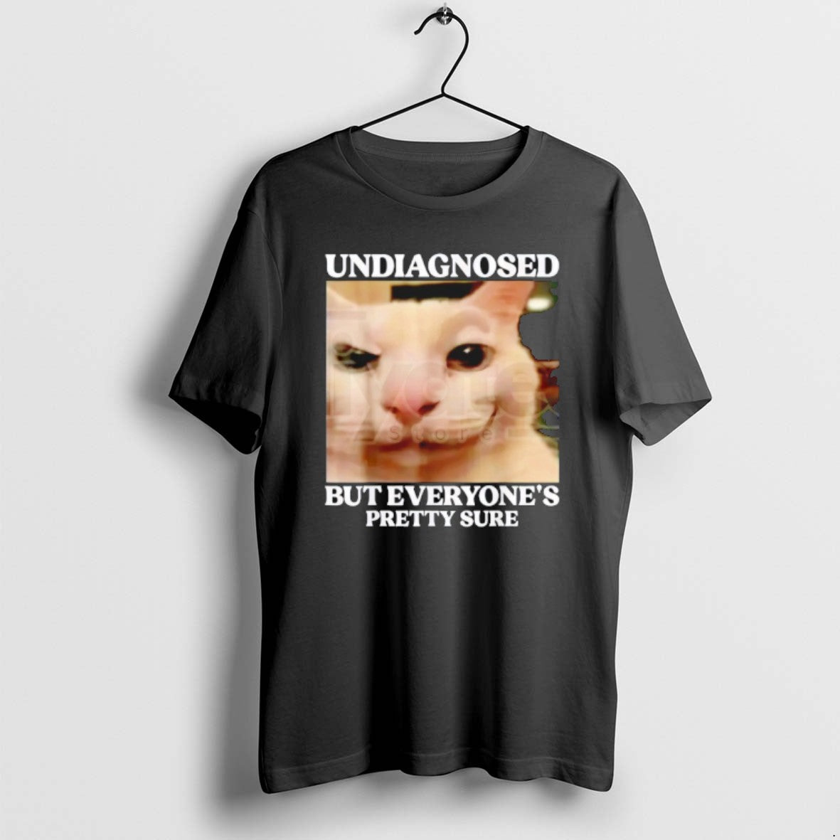 Official Undiagnosed But Everyones Pretty Sure Cat Meme T-Shirts, Hoodie, Sweatshirt | PopFlextees.com