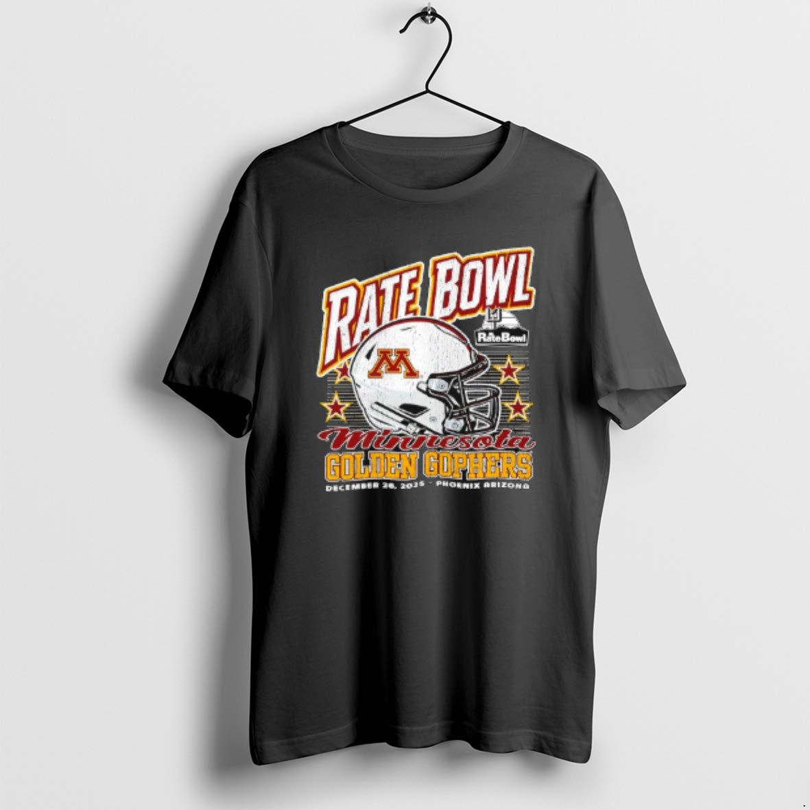 Official University Of Minnesota Golden Gophers Rate Bowl 2025 T-Shirts, Hoodie, Sweatshirt | PopFlextees.com