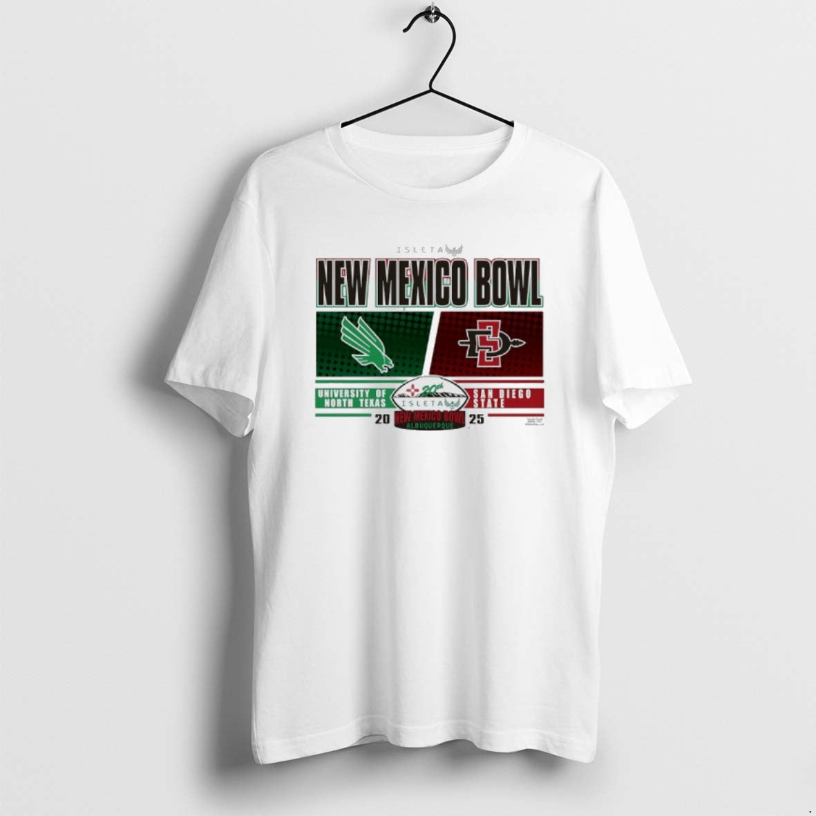 Official University Of North Texas Vs San Diego State 2025 New Mexico Bowl T-Shirts, Hoodie, Sweatshirt | PopFlextees.com
