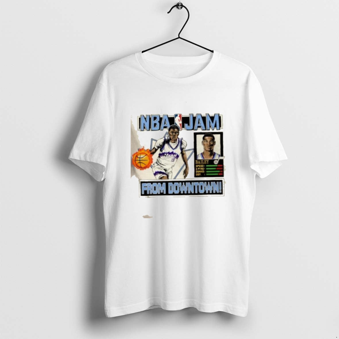 Official Utah Jazz Ace Bailey Nba Jam From Downtown T-Shirts, Hoodie, Sweatshirt | PopFlextees.com