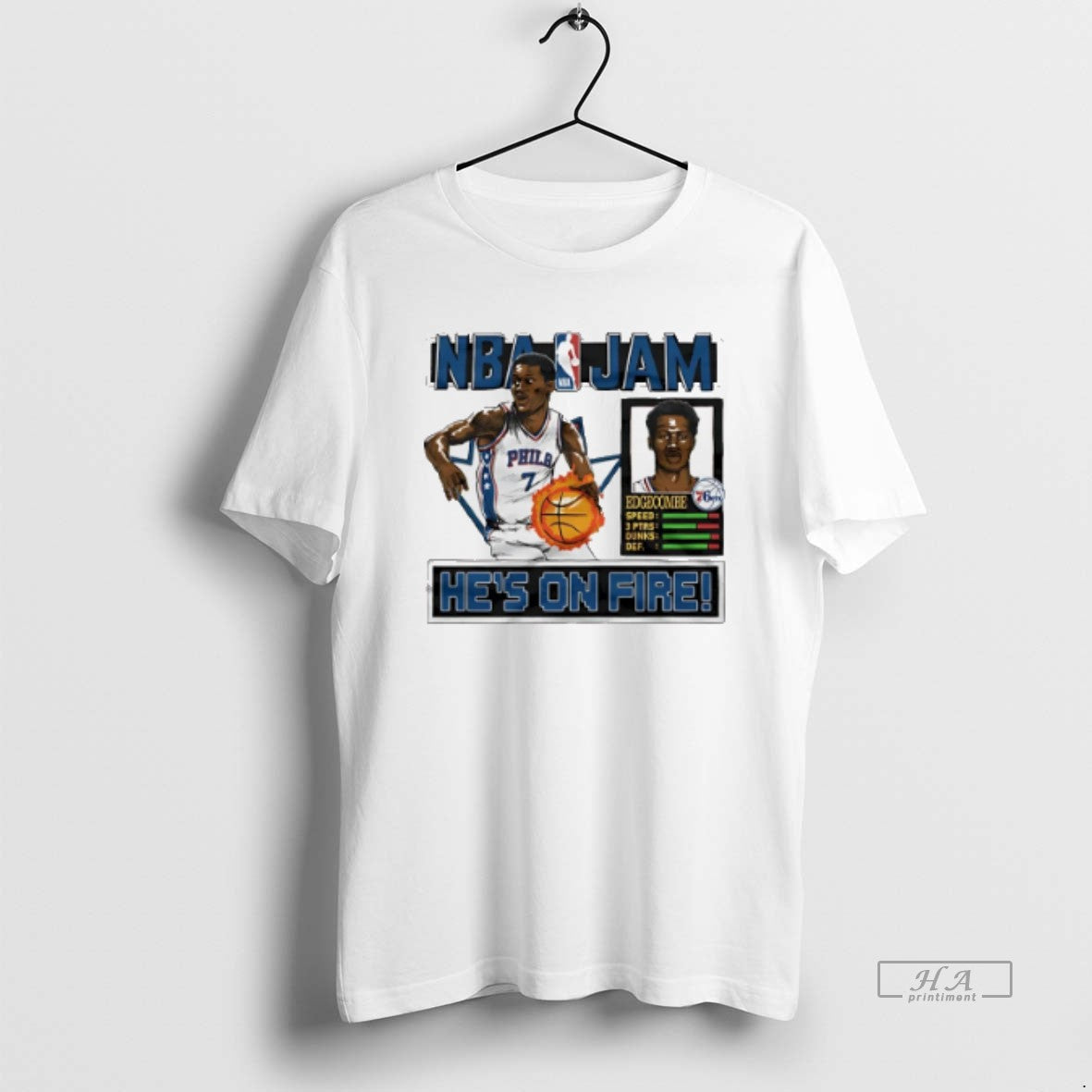 Official Vj Edgecombe Boomshakalaka Philadelphia 76ers Nba Jam T-Shirts, Hoodie, Sweatshirt | PopFlextees.com