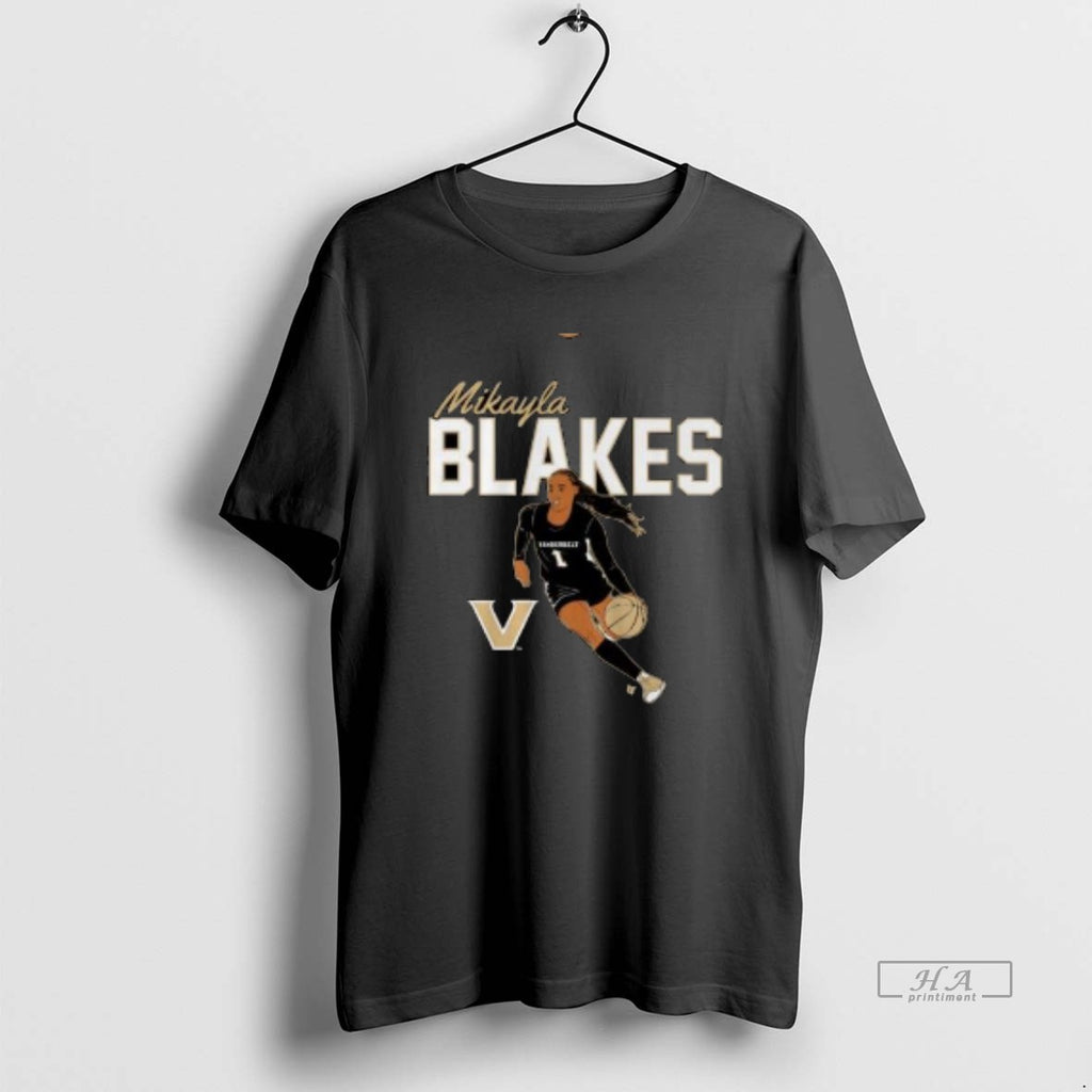 Official Vanderbilt Basketball Mikayla Blakes Name Pose Circle Black T-Shirts, Hoodie, Sweatshirt | PopFlextees.com