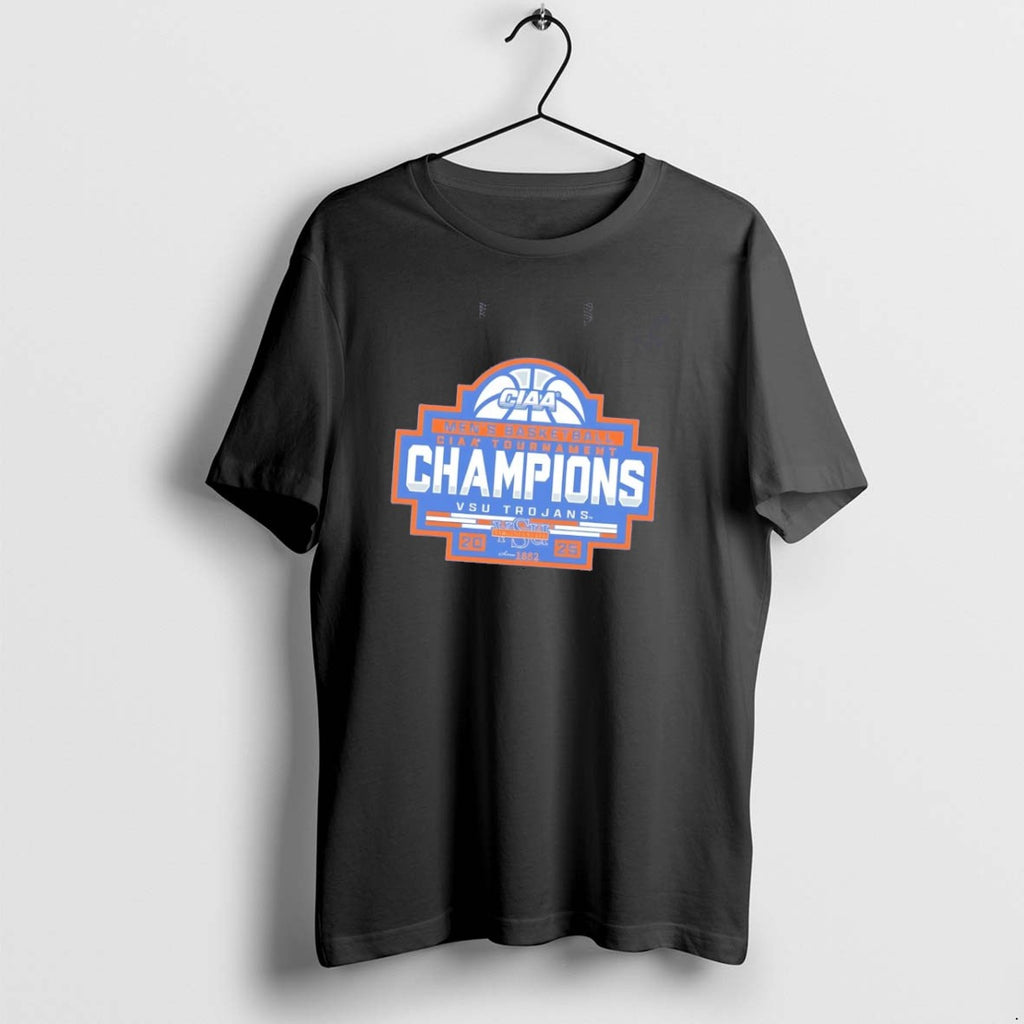 Official Virginia State Trojans Mens Basketball 2025 Ciaa Tournament Champions T-Shirts, Hoodie, Sweatshirt | PopFlextees.com