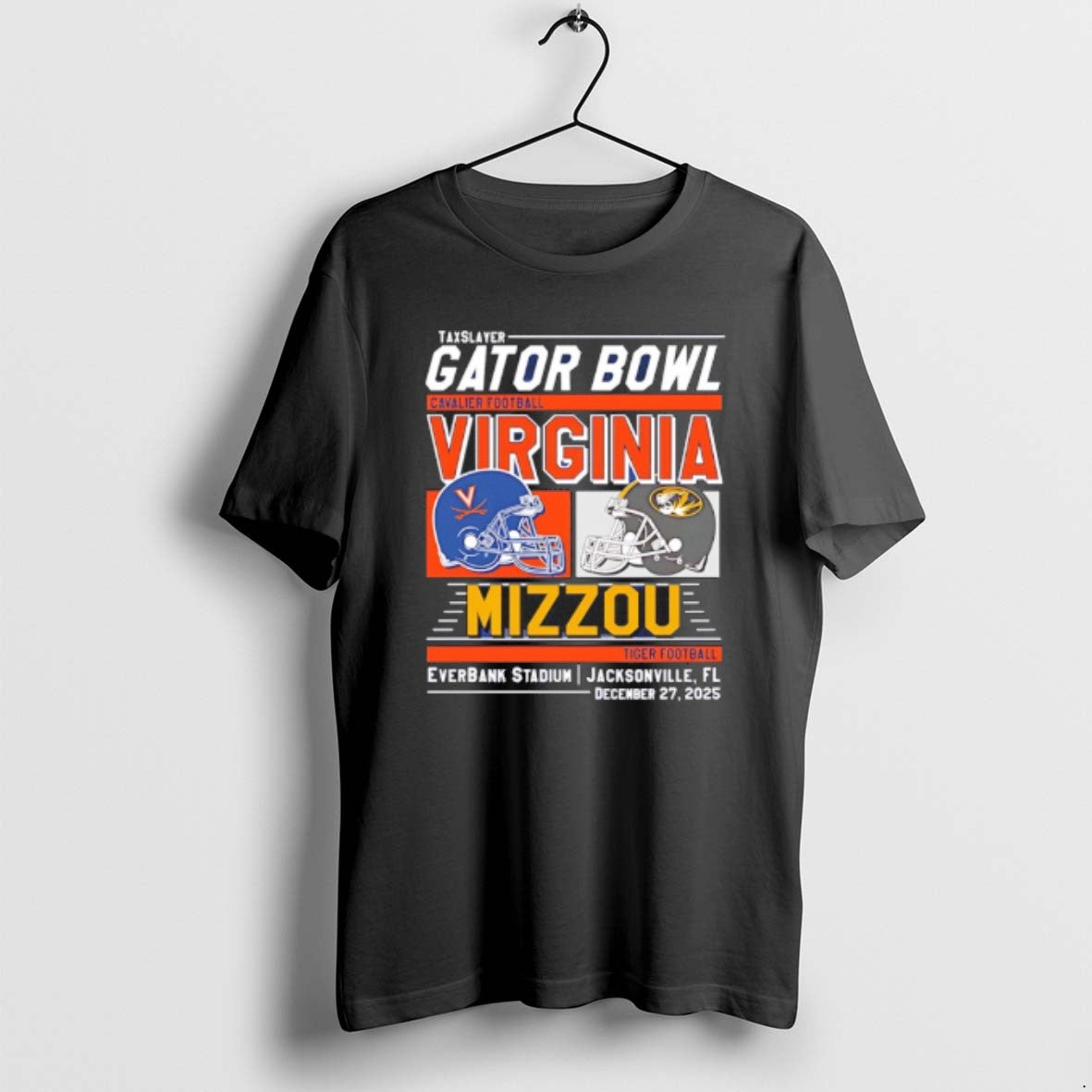 Official Virginia Vs Missouri Tigers 2025 Gator Bowl Helmets T-Shirts, Hoodie, Sweatshirt | PopFlextees.com