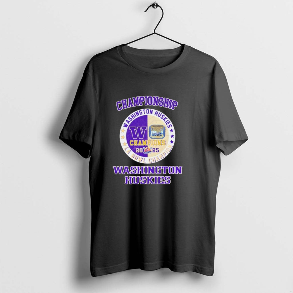 Official Washington Huskies 2025 La Bowl Champions T-Shirts, Hoodie, Sweatshirt | PopFlextees.com