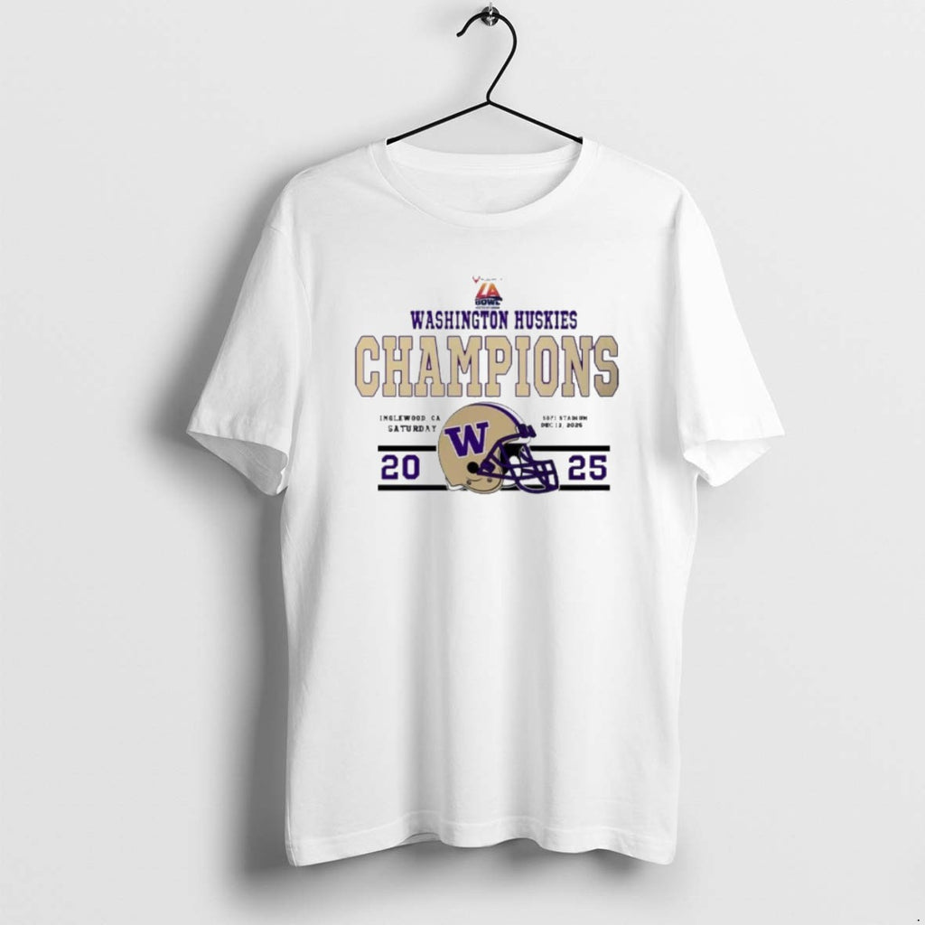 Official Washington Huskies Football Champions 2025 Bucked Up La Bowl Hosted By Gronk T-Shirts, Hoodie, Sweatshirt