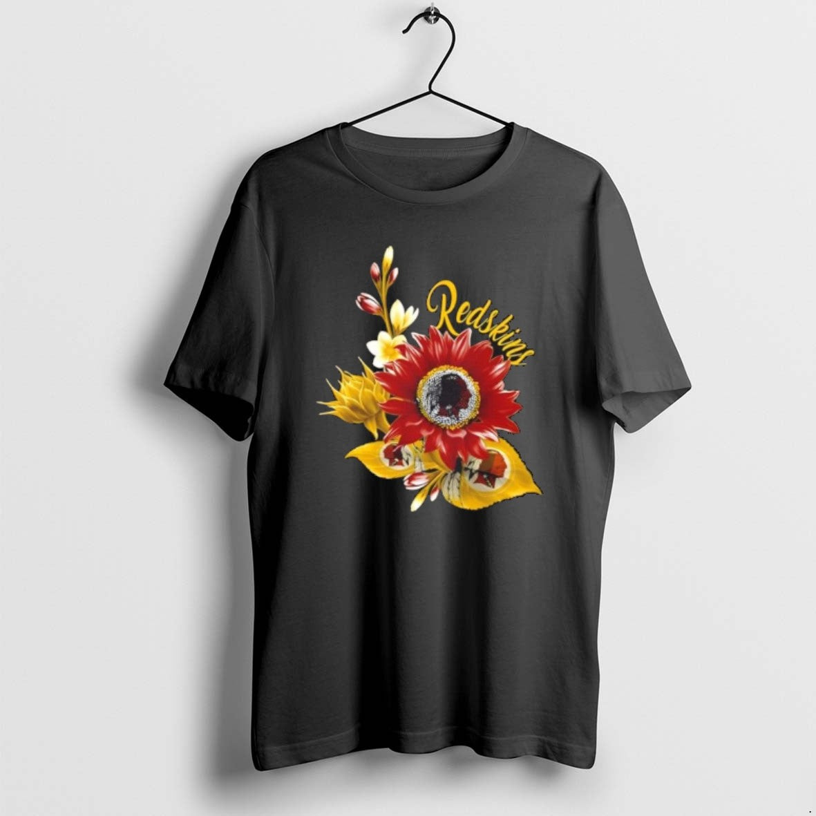 Official Washington Redskins Football X Sunflower Floral T-Shirts, Hoodie, Sweatshirt | PopFlextees.com