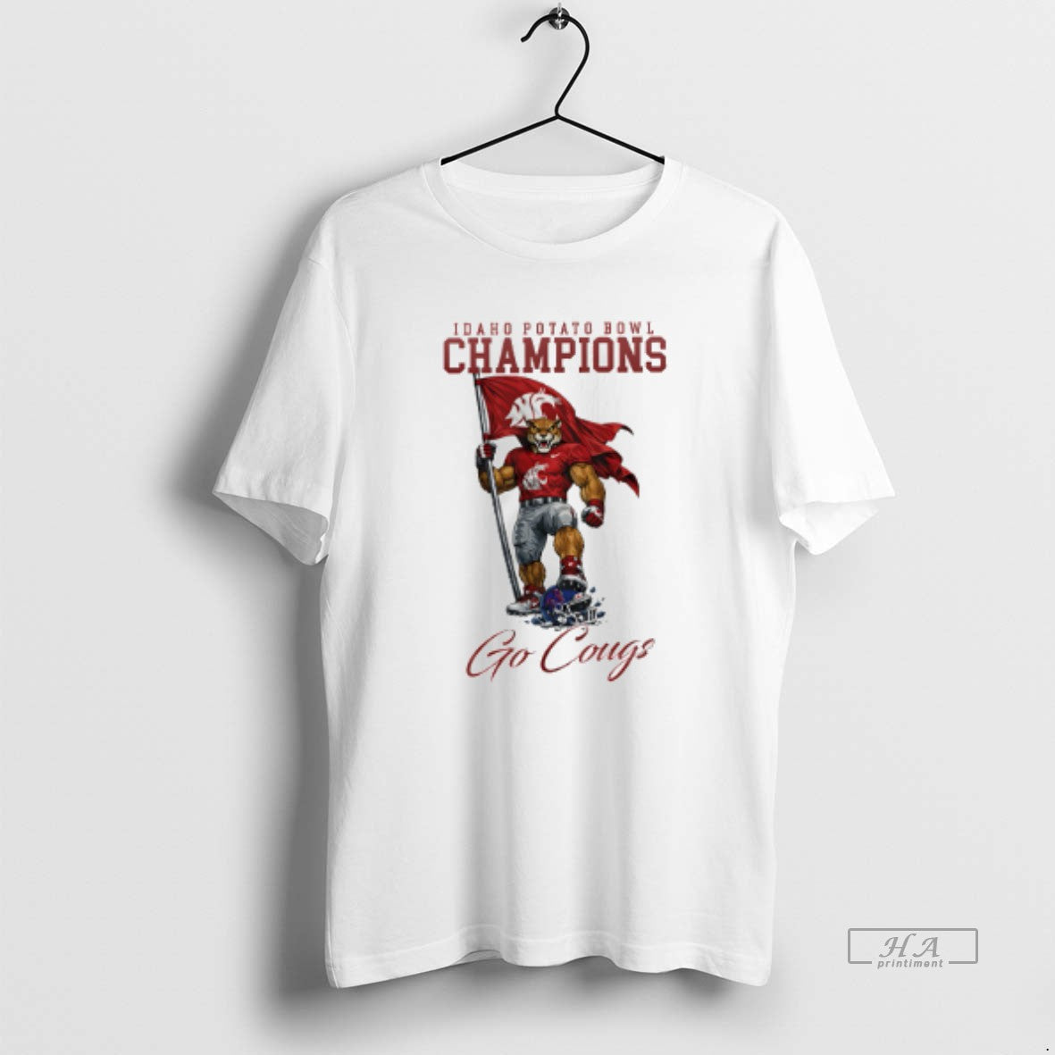 Official Washington State Cougars Ncaa 2025 Idaho Potato Bowl Champions Mascot T-Shirts, Hoodie, Sweatshirt | PopFlextees.com