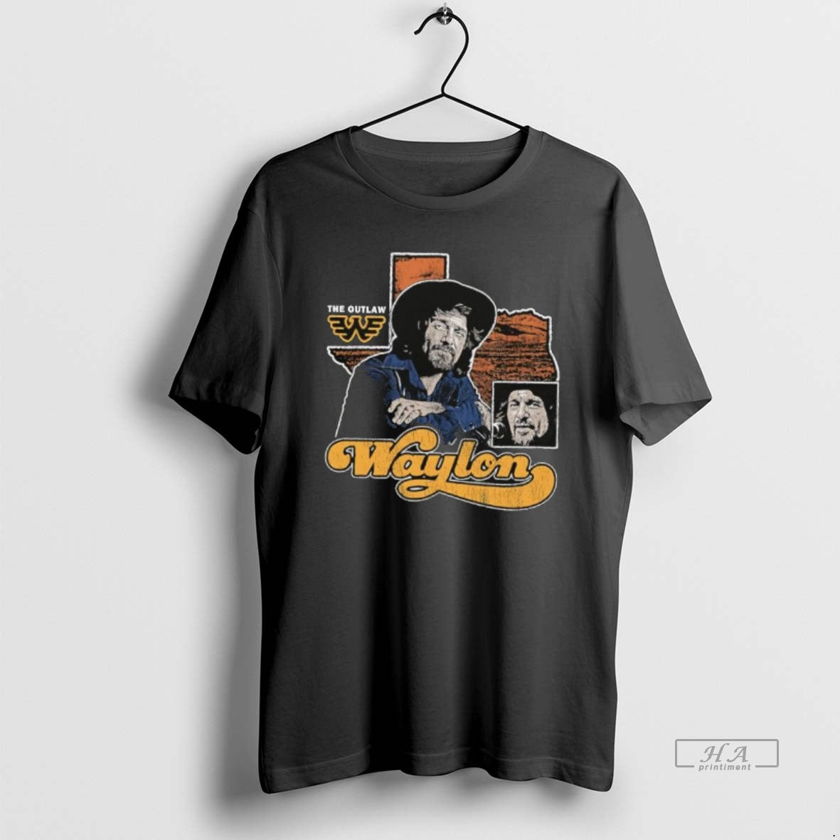 Official Waylon Jennings The Outlaw Retro T-Shirts, Hoodie, Sweatshirt | PopFlextees.com