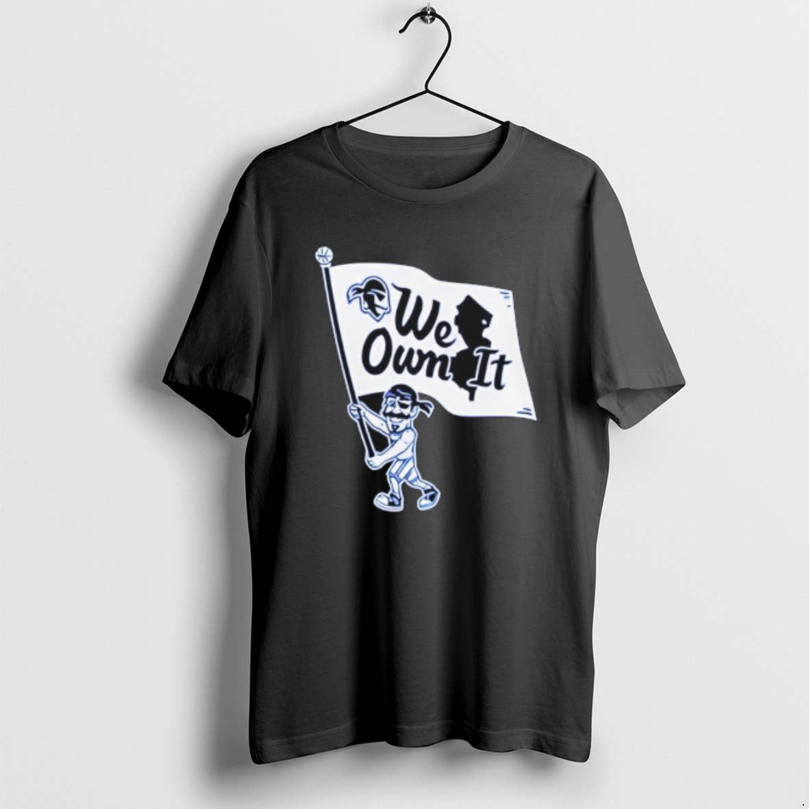 Official We Own It Seton Hall Pirates Jersey Bleeds Blue T-Shirts, Hoodie, Sweatshirt | PopFlextees.com