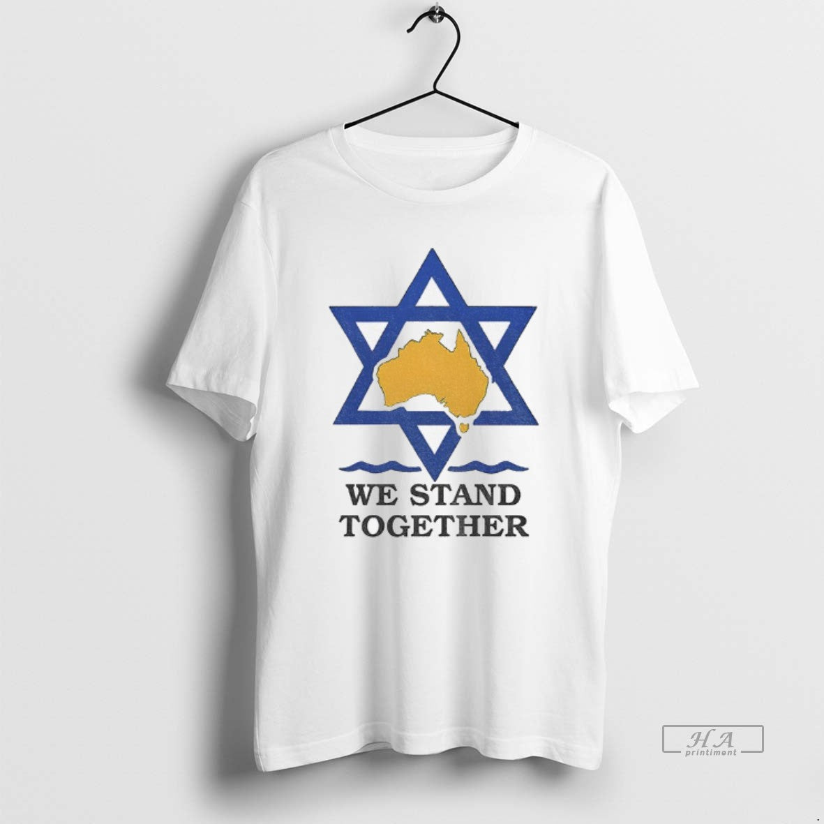 Official We Stand Together With The Australian Jews T-Shirts, Hoodie, Sweatshirt | PopFlextees.com