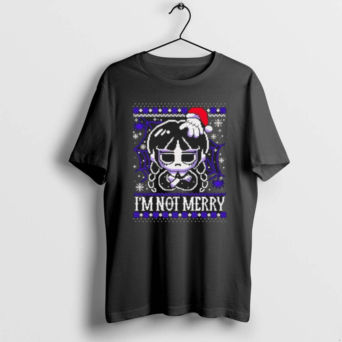 Official Wednesday Im Not Merry Ugly Christmas T-Shirts, Hoodie, Sweatshirt | PopFlextees.com