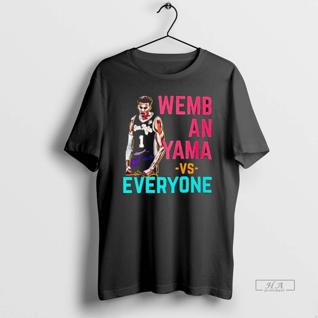 Official Wembanyama Vs Everyone T-Shirts, Hoodie, Sweatshirt | PopFlextees.com