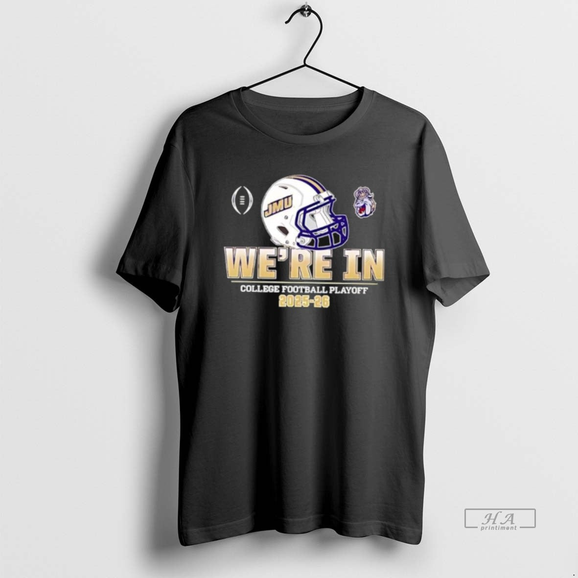 Official Were In College Football Playoff 2025 2026 James Madison Dukes Helmet T-Shirts, Hoodie, Sweatshirt | PopFlextees.com