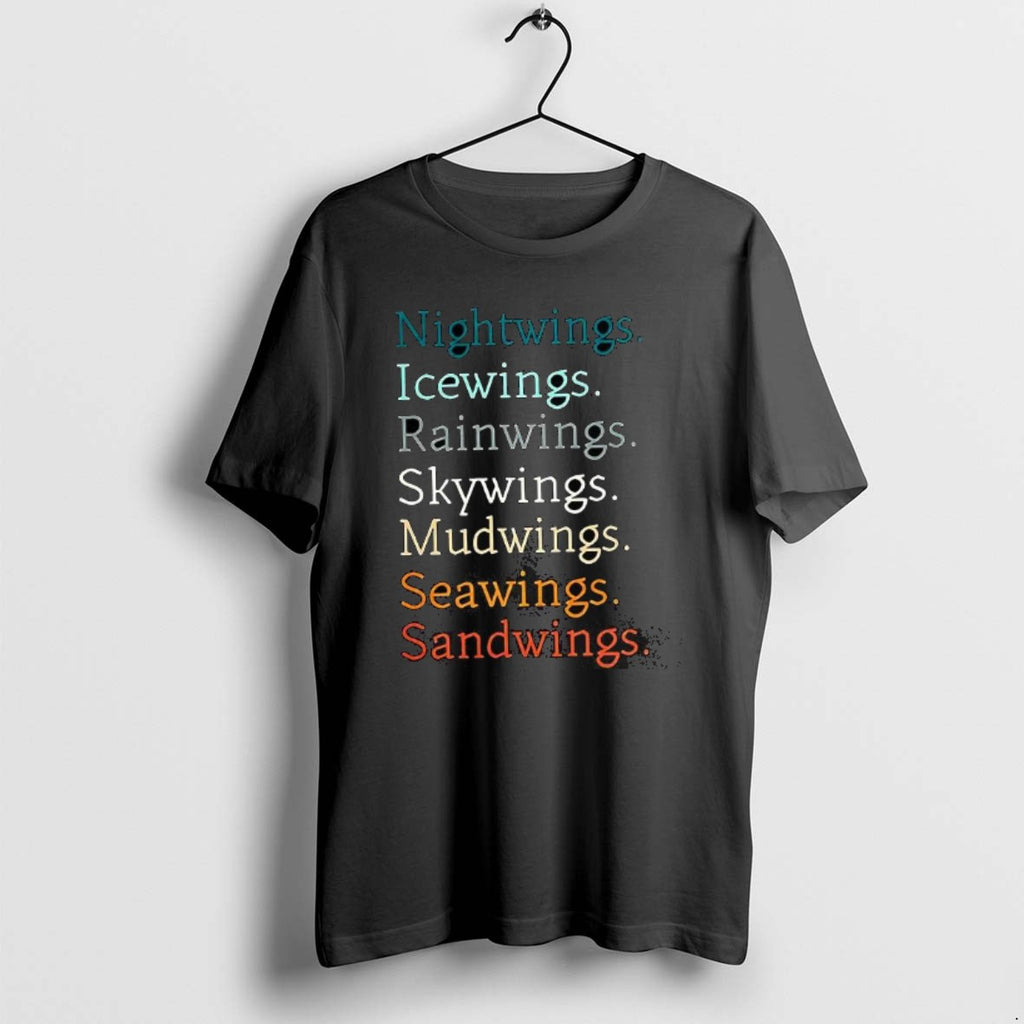 Official Wings Of Fire Dragons Names Of Dragon Tribes T-Shirts, Hoodie, Sweatshirt | PopFlextees.com