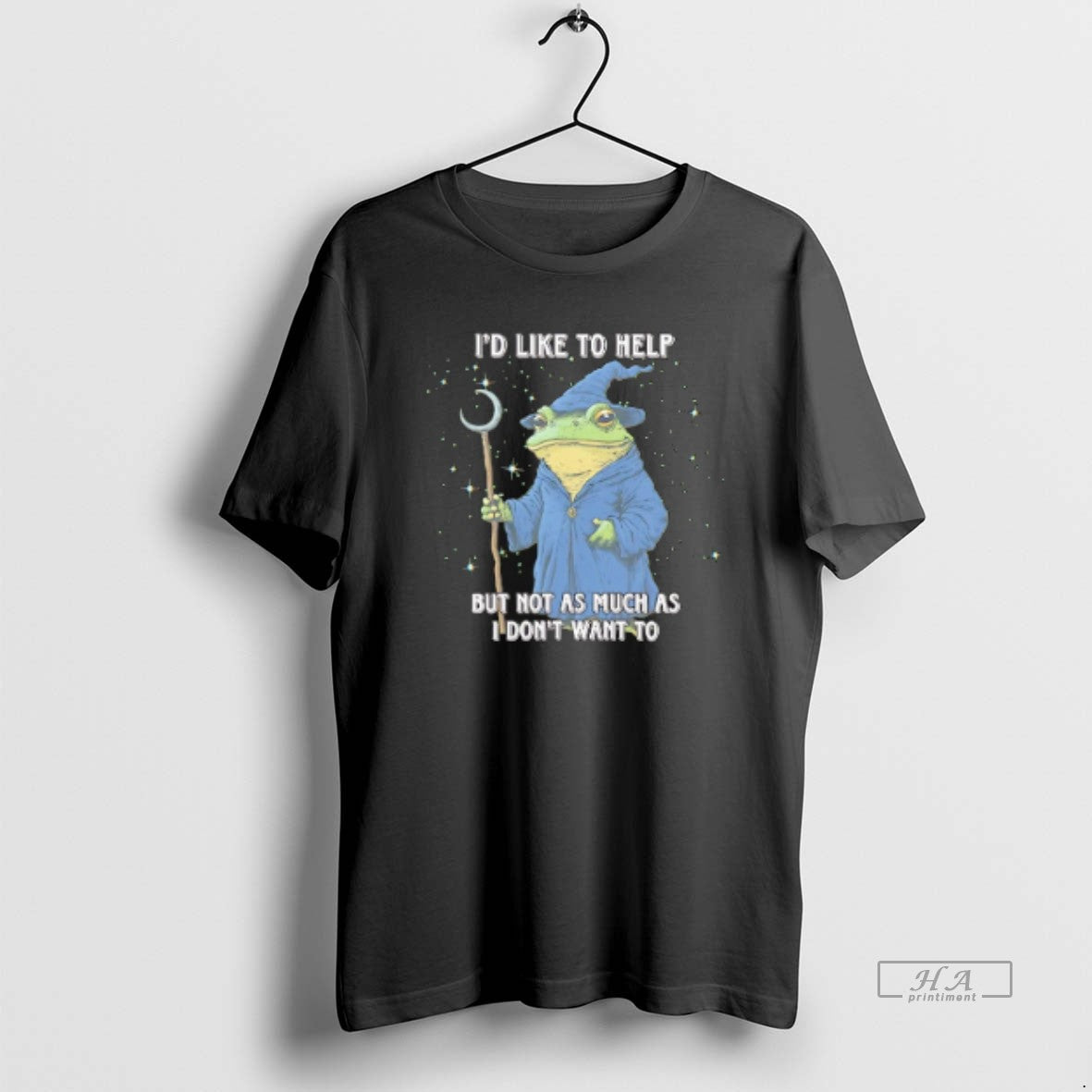 Official Wizard Frog Id Like To Help But Not As Much As I Dont Want T-Shirts, Hoodie, Sweatshirt | PopFlextees.com