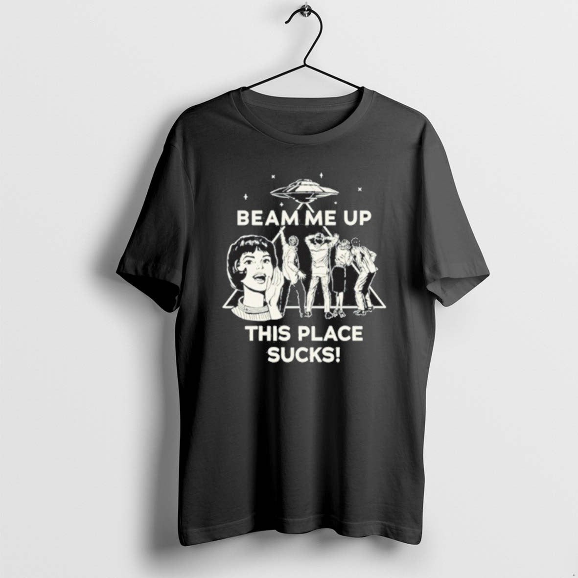 Official Wv27ctqd Beam Me Up This Place Sucks T-Shirts, Hoodie, Sweatshirt | PopFlextees.com
