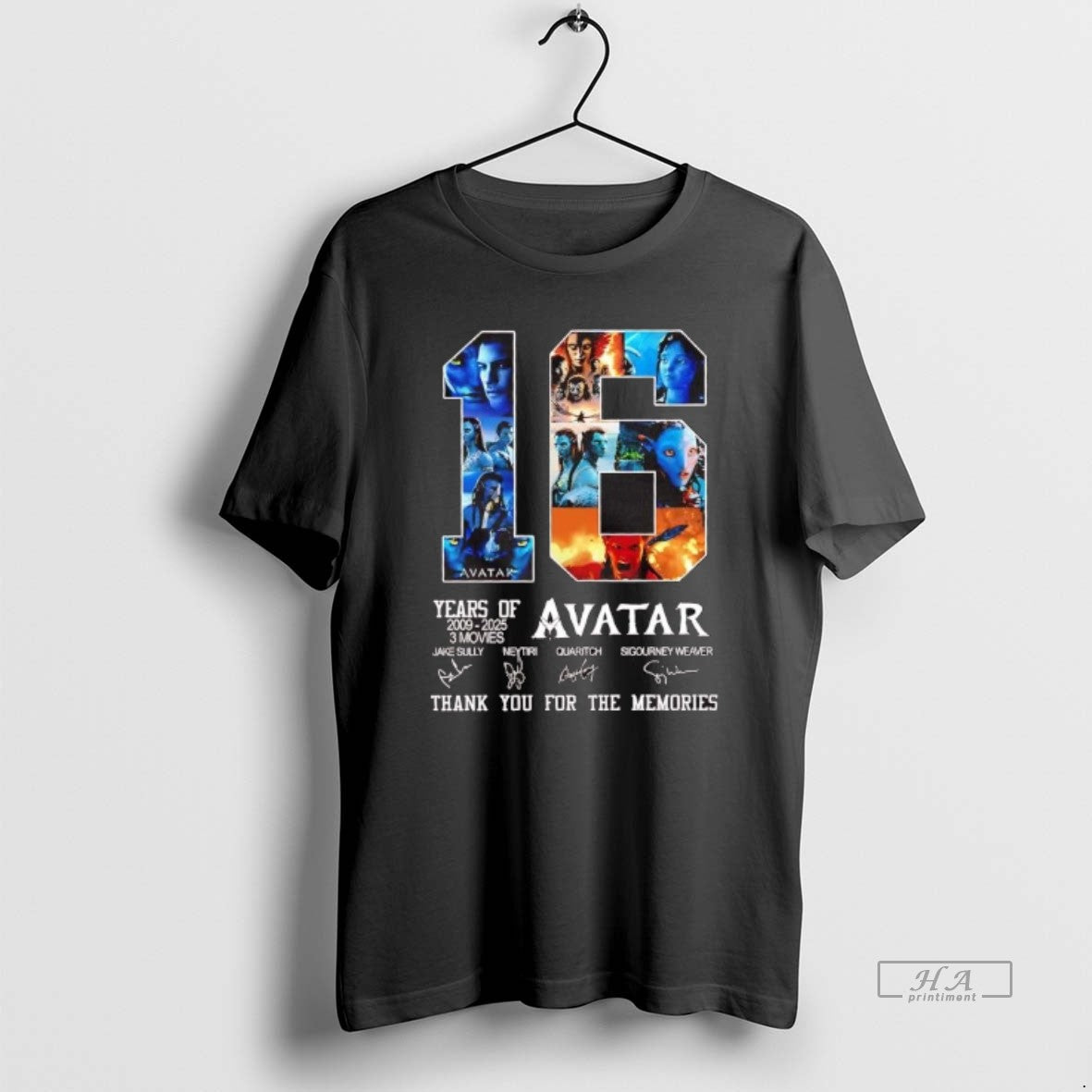 Official Year Of Avatar 2009 2025 3 Movies Thank You For The Memories T-Shirts, Hoodie, Sweatshirt | PopFlextees.com