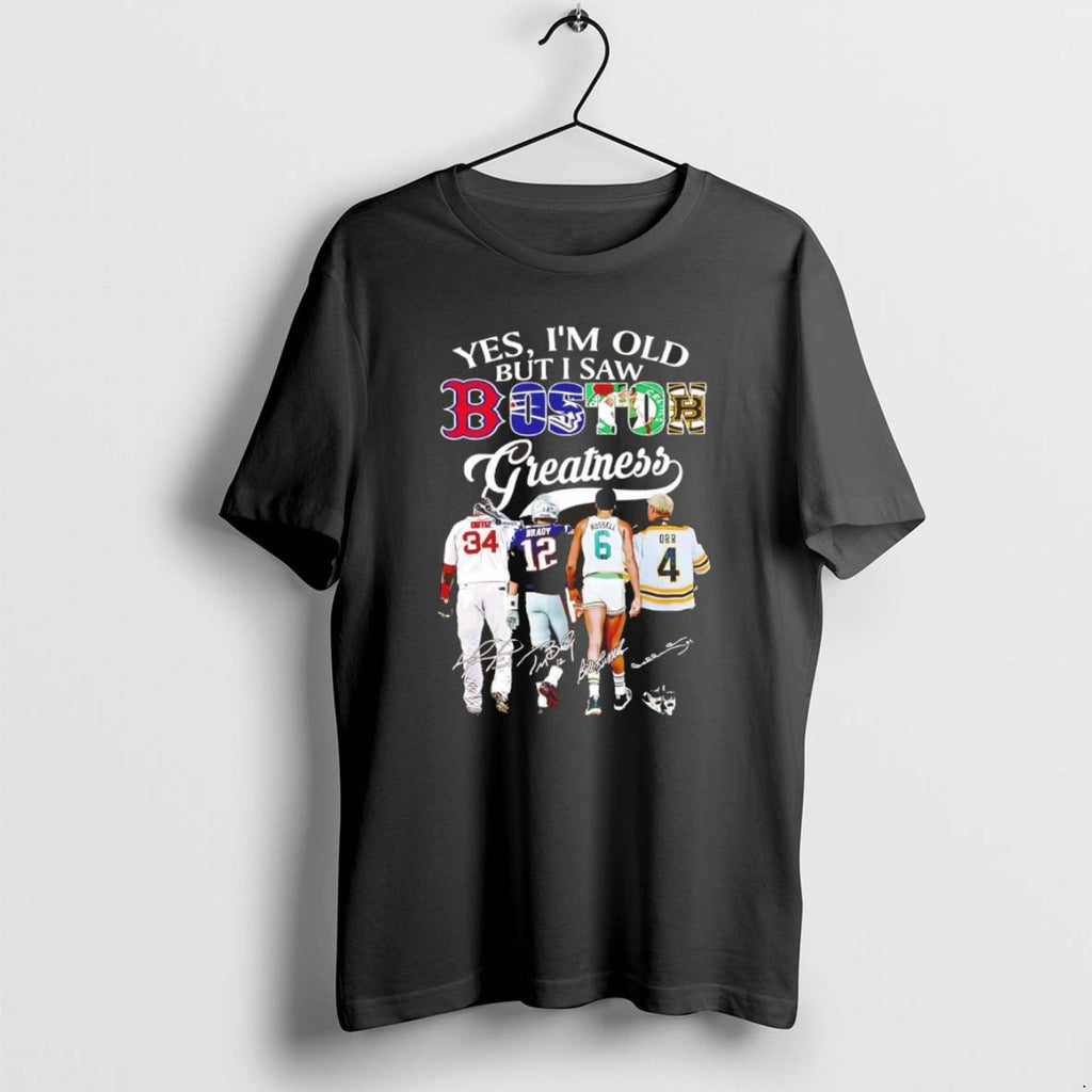 Official Yes Im Old But I Saw Boston Sports Teams Greatness Christmas Chriast T-Shirts, Hoodie, Sweatshirt | PopFlextees.com