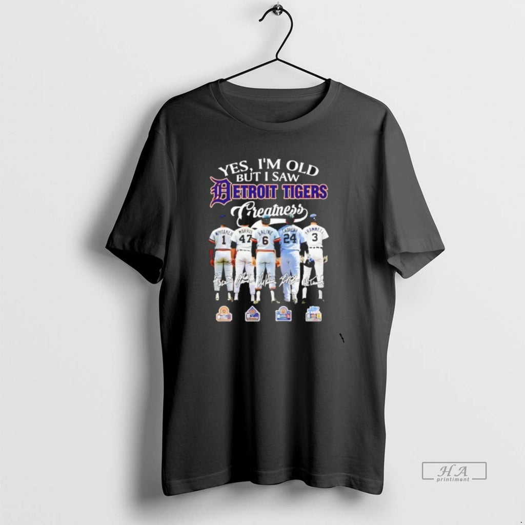 Official Yes Im Old But I Saw Detroit Tigers Greatness Players T-Shirts, Hoodie, Sweatshirt | PopFlextees.com