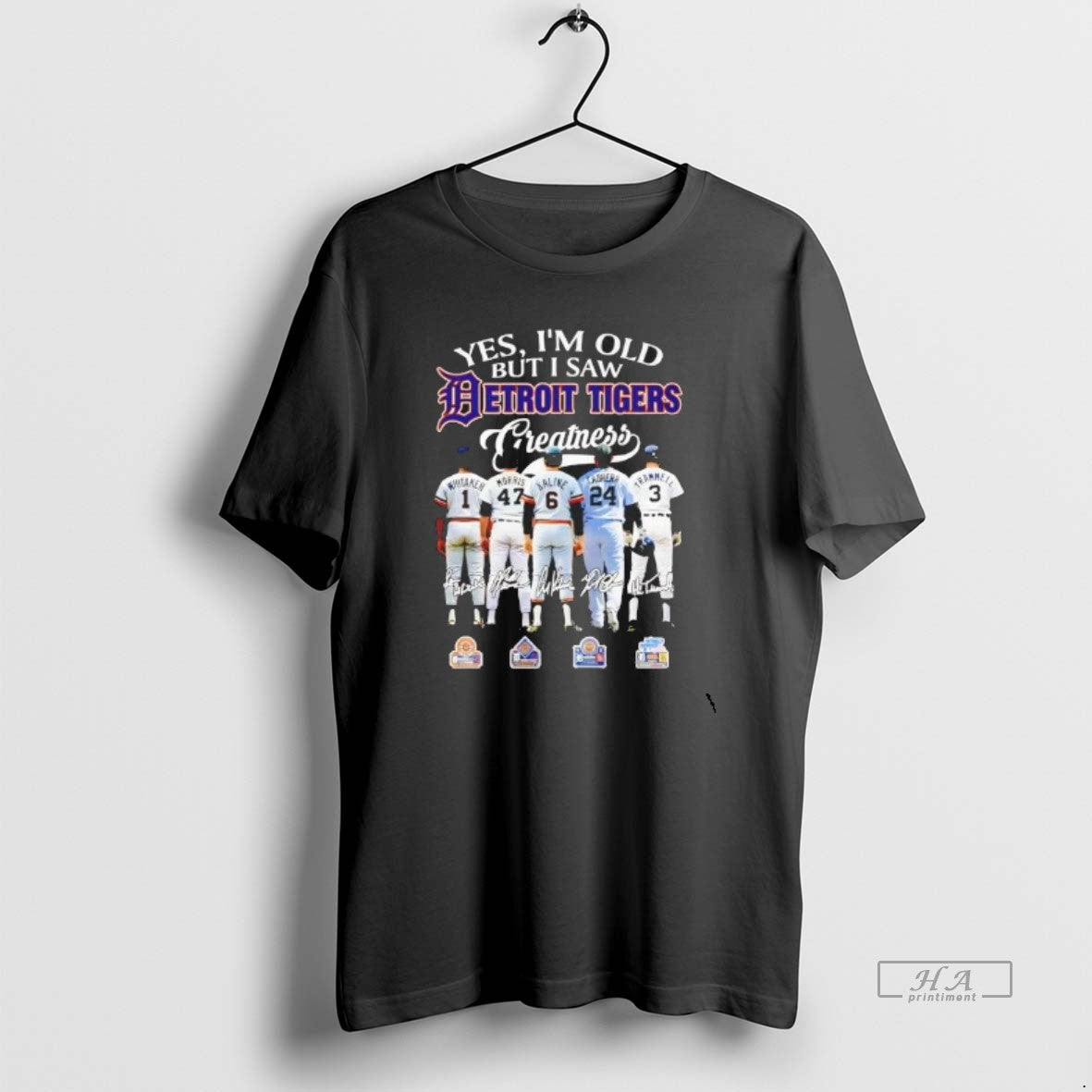 Official Yes Im Old But I Saw Detroit Tigers Greatness Players T-Shirts, Hoodie, Sweatshirt | PopFlextees.com