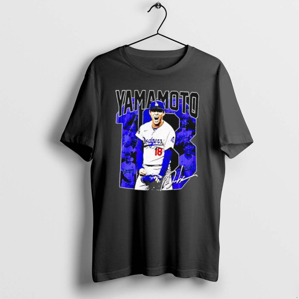 Official Yoshinobu Yamamoto Los Angeles Dodgers Fan T-Shirts, Hoodie, Sweatshirt | PopFlextees.com
