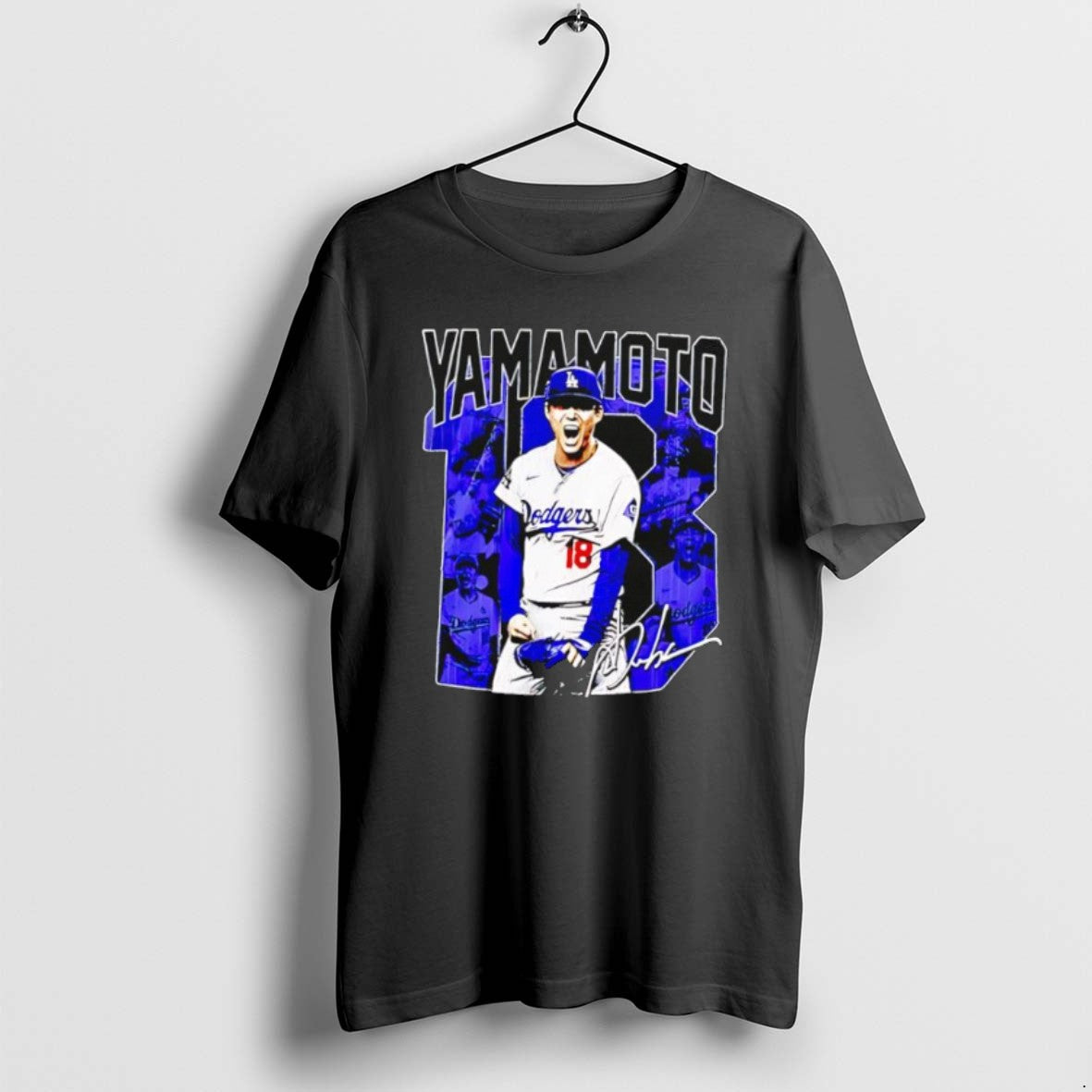 Official Yoshinobu Yamamoto Los Angeles Dodgers Fan T-Shirts, Hoodie, Sweatshirt | PopFlextees.com