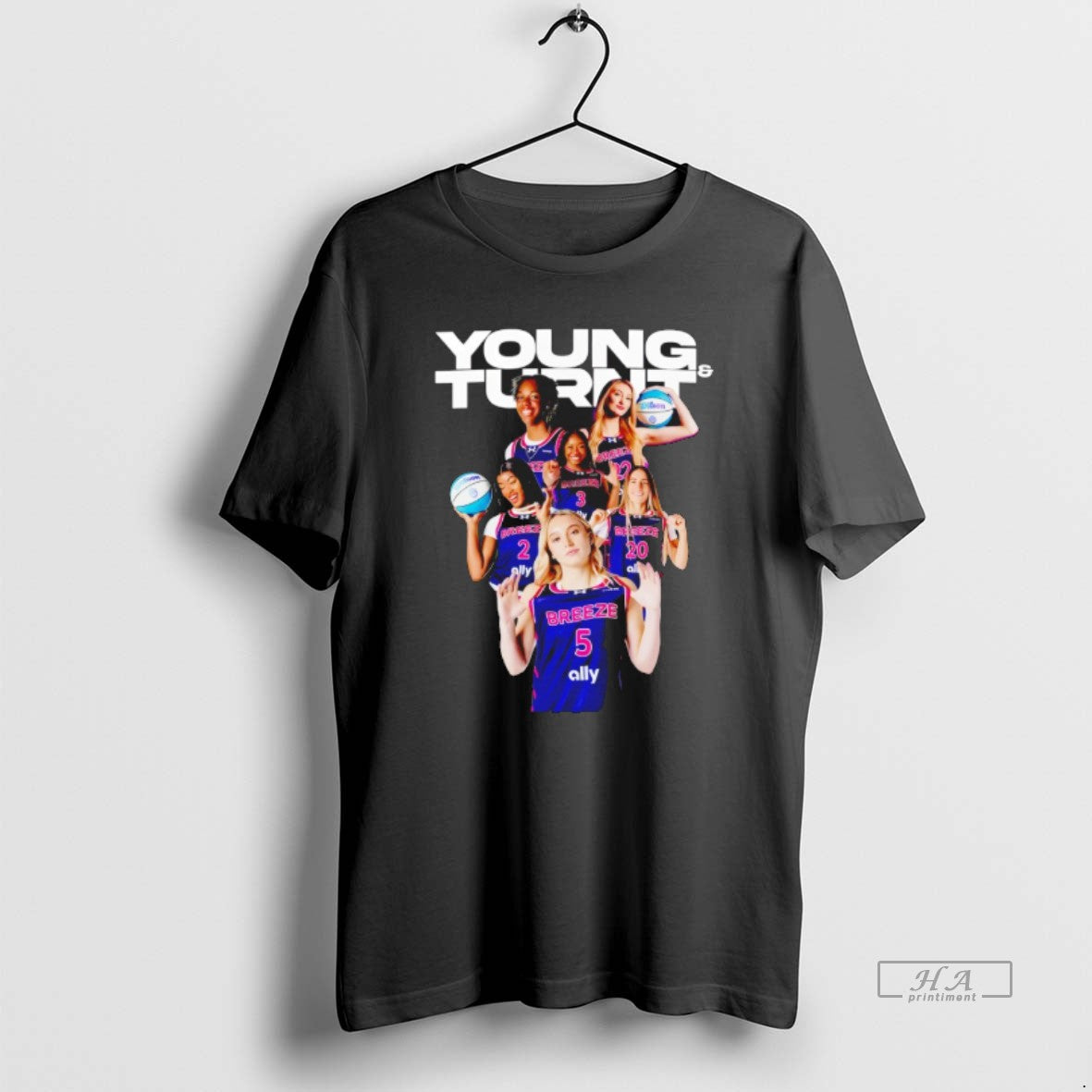 Official Young And Turnt Breeze Basketball Unrivaled Sgg Hoops Paige Bueckers T-Shirts, Hoodie, Sweatshirt | PopFlextees.com