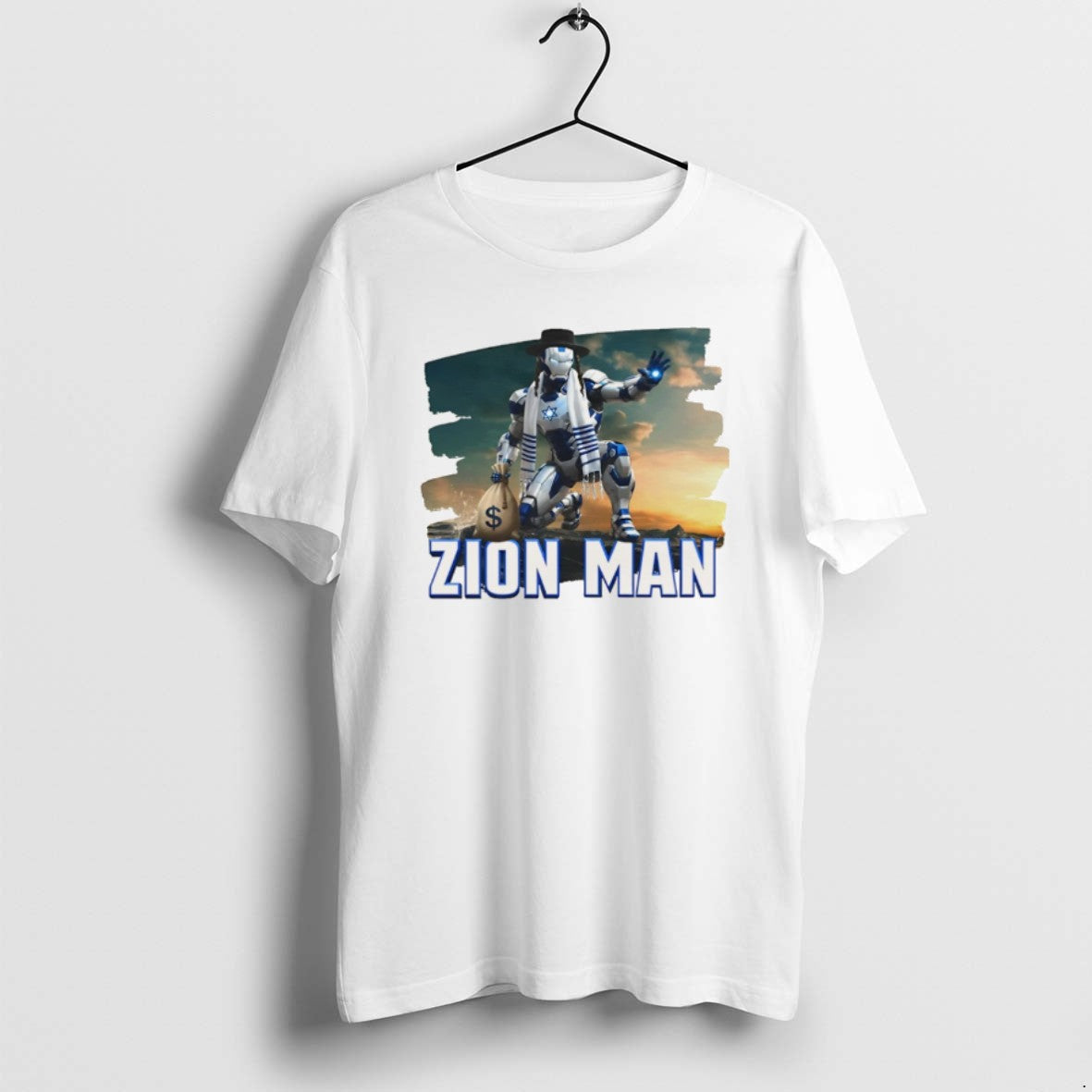 Official Zion Man Jews Robot Christmas T-Shirts, Hoodie, Sweatshirt | PopFlextees.com