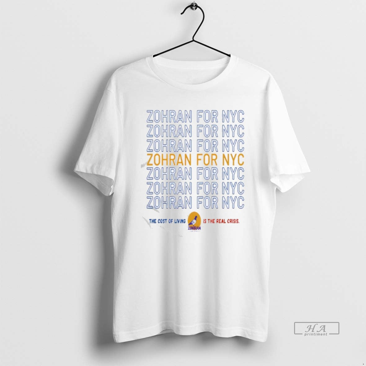 Official Zohran For Nyc The Cost Of Living Is The Real Crisis T-Shirts, Hoodie, Sweatshirt | PopFlextees.com