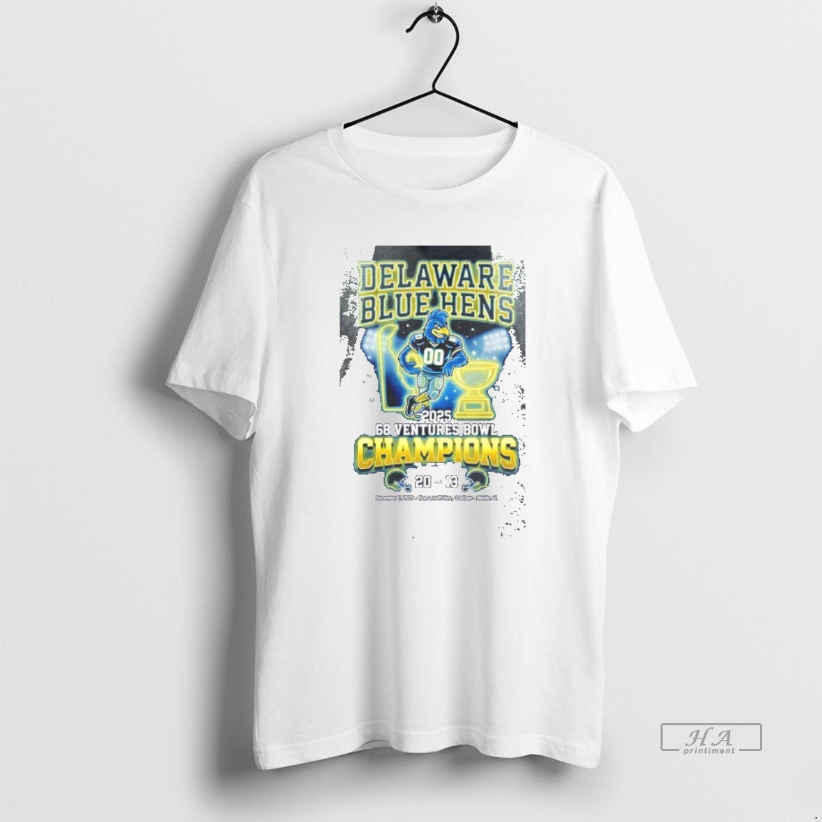 Official Fyytbo5c Delaware Blue Hens 2025 68 Ventures Bowl Champions Mascot T-Shirts, Hoodie, Sweatshirt | PopFlextees.com
