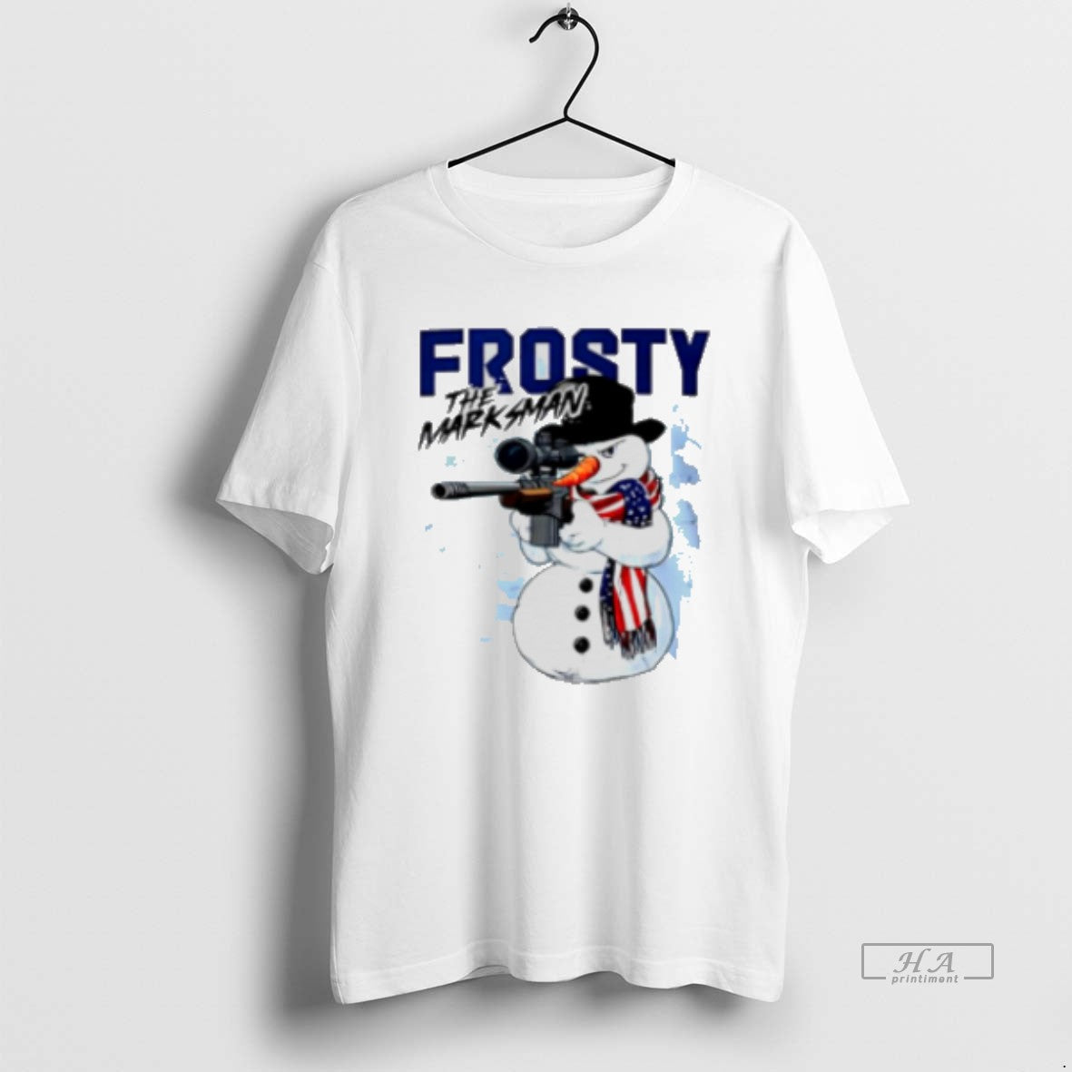 Official Frosty The Marksman Snowman Classic Womens T-Shirts, Hoodie, Sweatshirt | PopFlextees.com