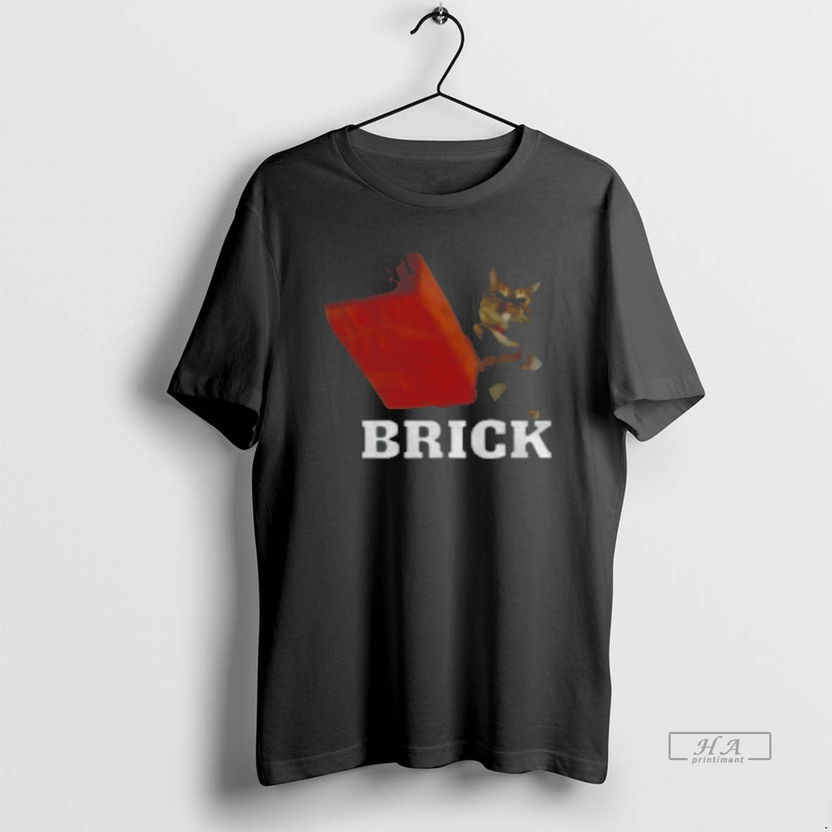 Official Funny Cat Throwing Brick Meme Classic Womens T-Shirts, Hoodie, Sweatshirt | PopFlextees.com