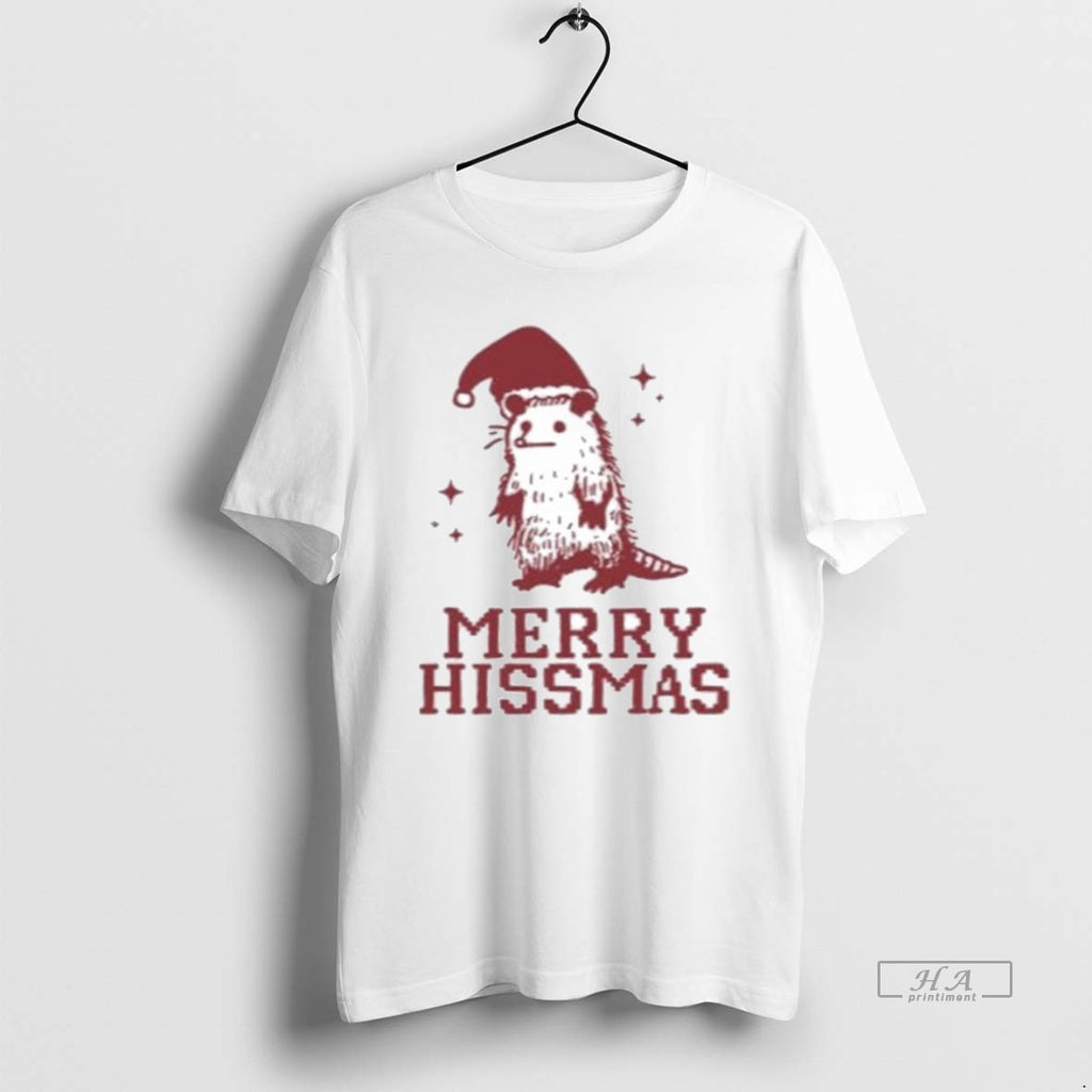 Official Merry Hissmas 2025 Holiday T-Shirts, Hoodie, Sweatshirt | PopFlextees.com