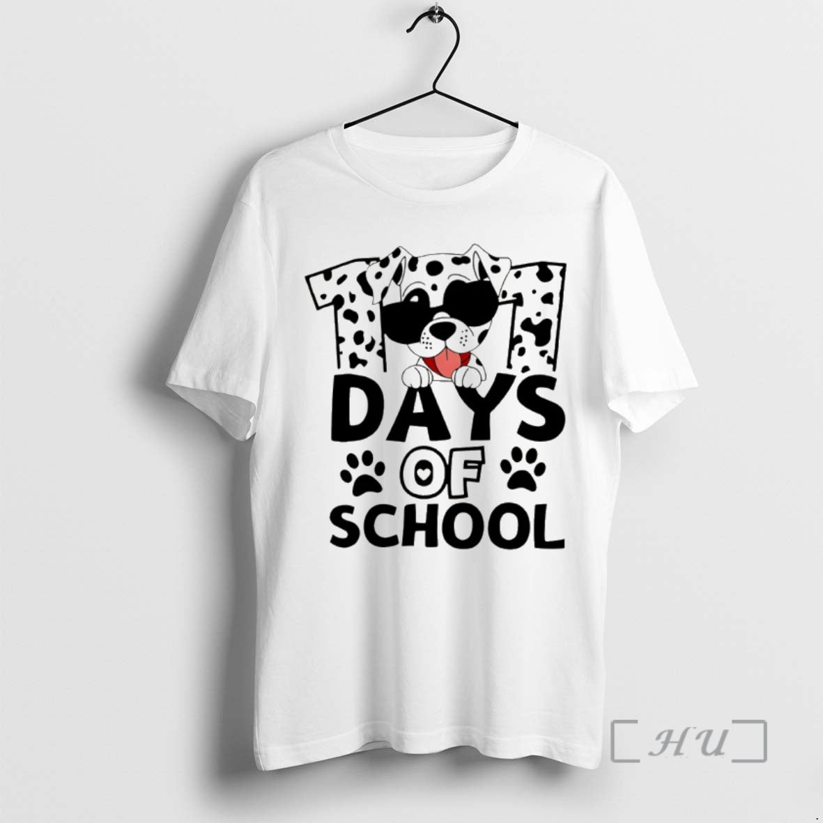Officials 100 Days Of School Dalmatian T-Shirts, Hoodie, Sweatshirt | PopFlextees.com