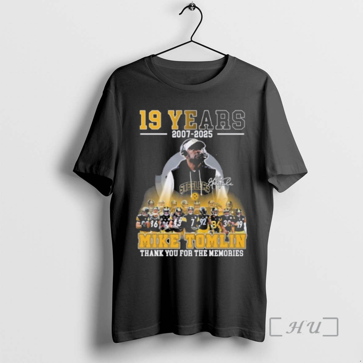 Officials 19 Years 2007 2026 Team Player Mike Tomlin Thank You For The Memories Premium T-Shirts, Hoodie, Sweatshirt