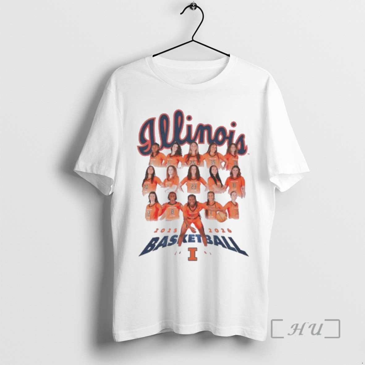 Officials 2025 2026 Illinois Womens Basketball Team T-Shirts, Hoodie, Sweatshirt | PopFlextees.com