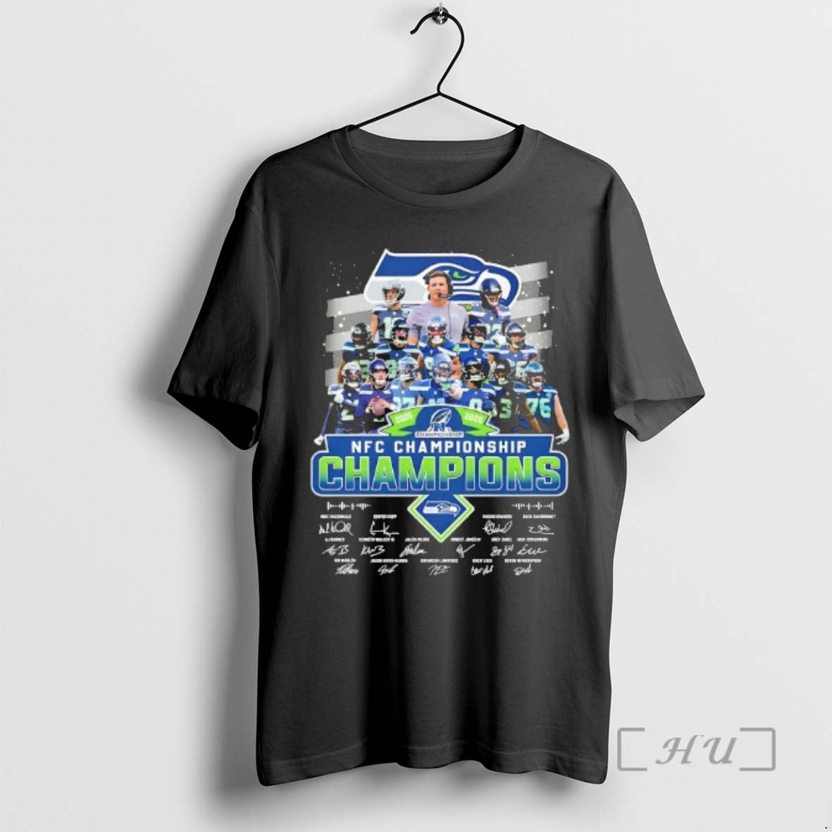 Officials 2025 2026 Nfc Championship Champions All Names Players Signatures T-Shirts, Hoodie, Sweatshirt | PopFlextees.com